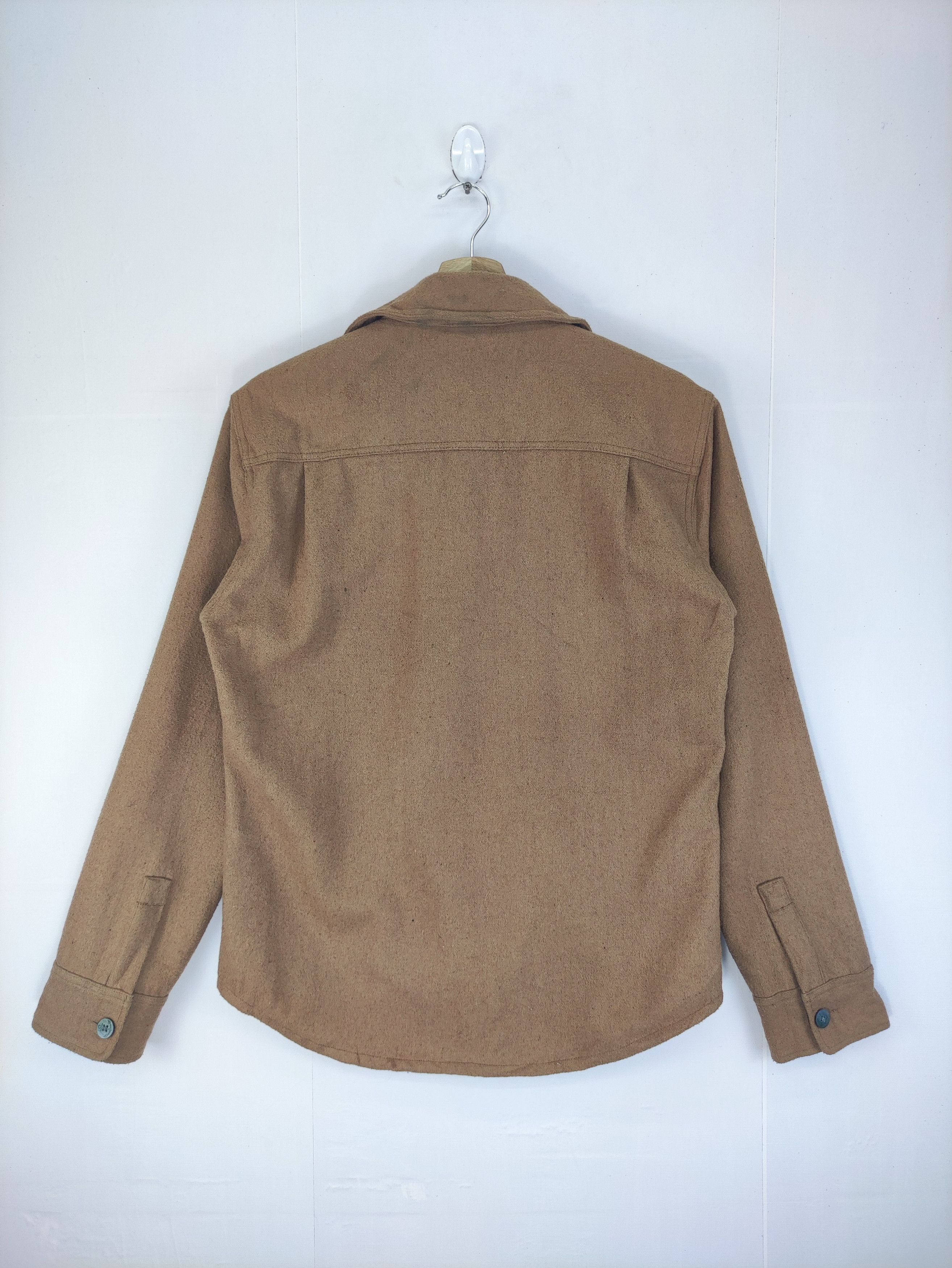 Japanese Brand Vintage Inherit Wool Jacket Button Up Size M / US 6-8 / IT 42-44 - 8 Thumbnail