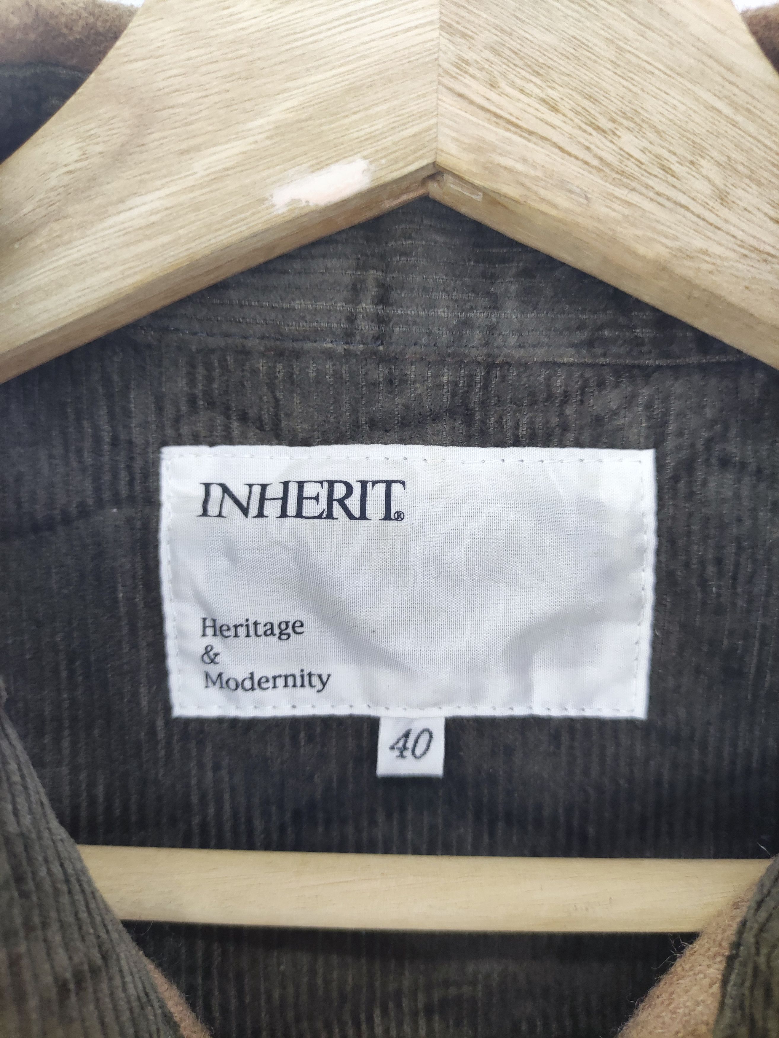 Japanese Brand Vintage Inherit Wool Jacket Button Up Size M / US 6-8 / IT 42-44 - 3 Thumbnail