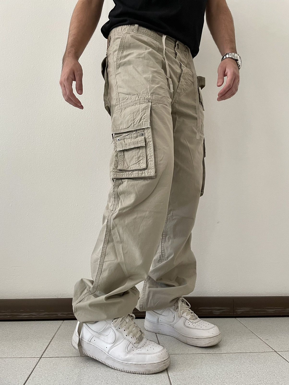 SS2003 cargo pants parachute military pockets archive rare