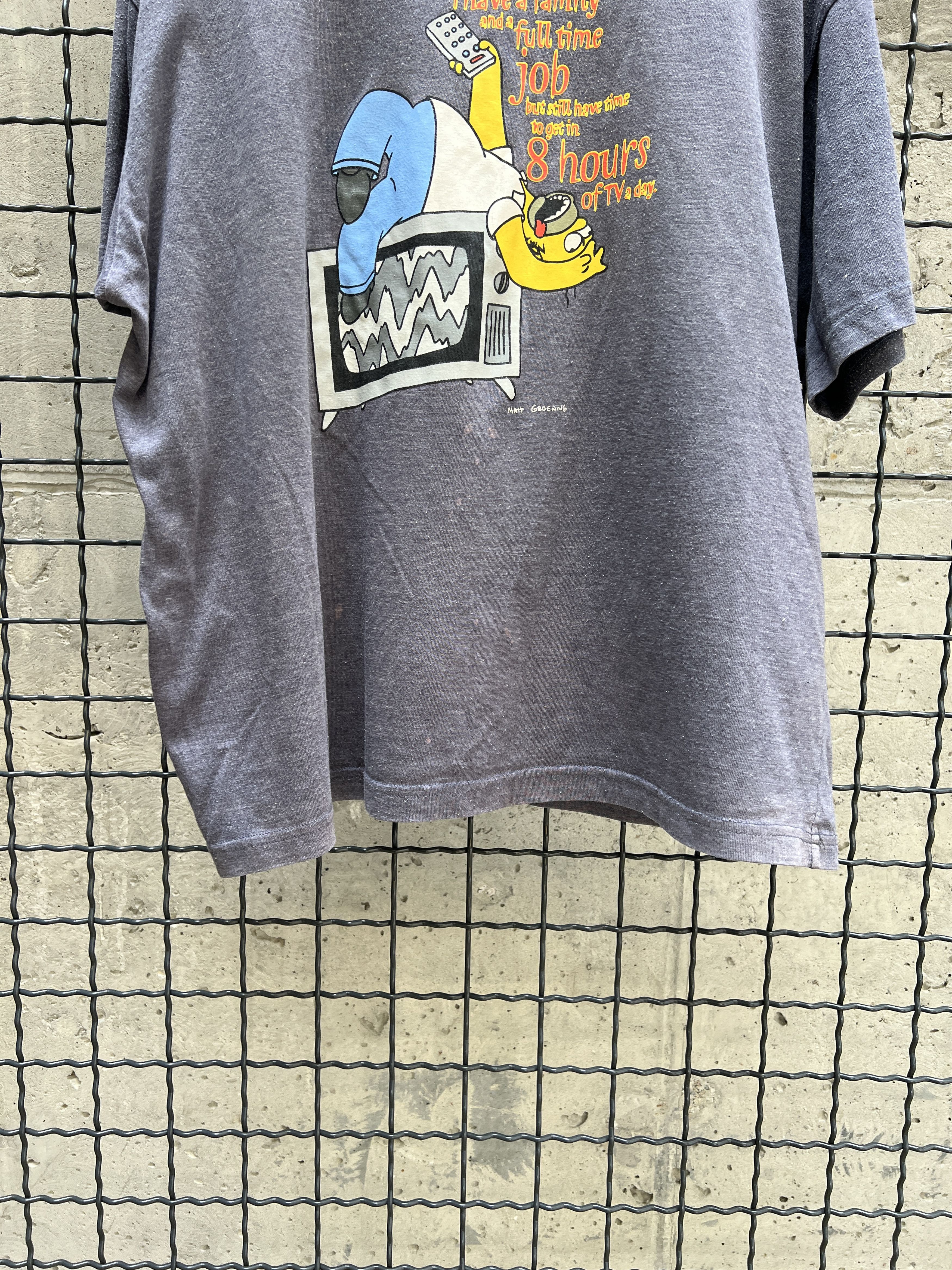 Cartoon Network Vintage 2000 The Simpsons Homer Cartoon T-shirt Size US L / EU 52-54 / 3 - 12 Thumbnail