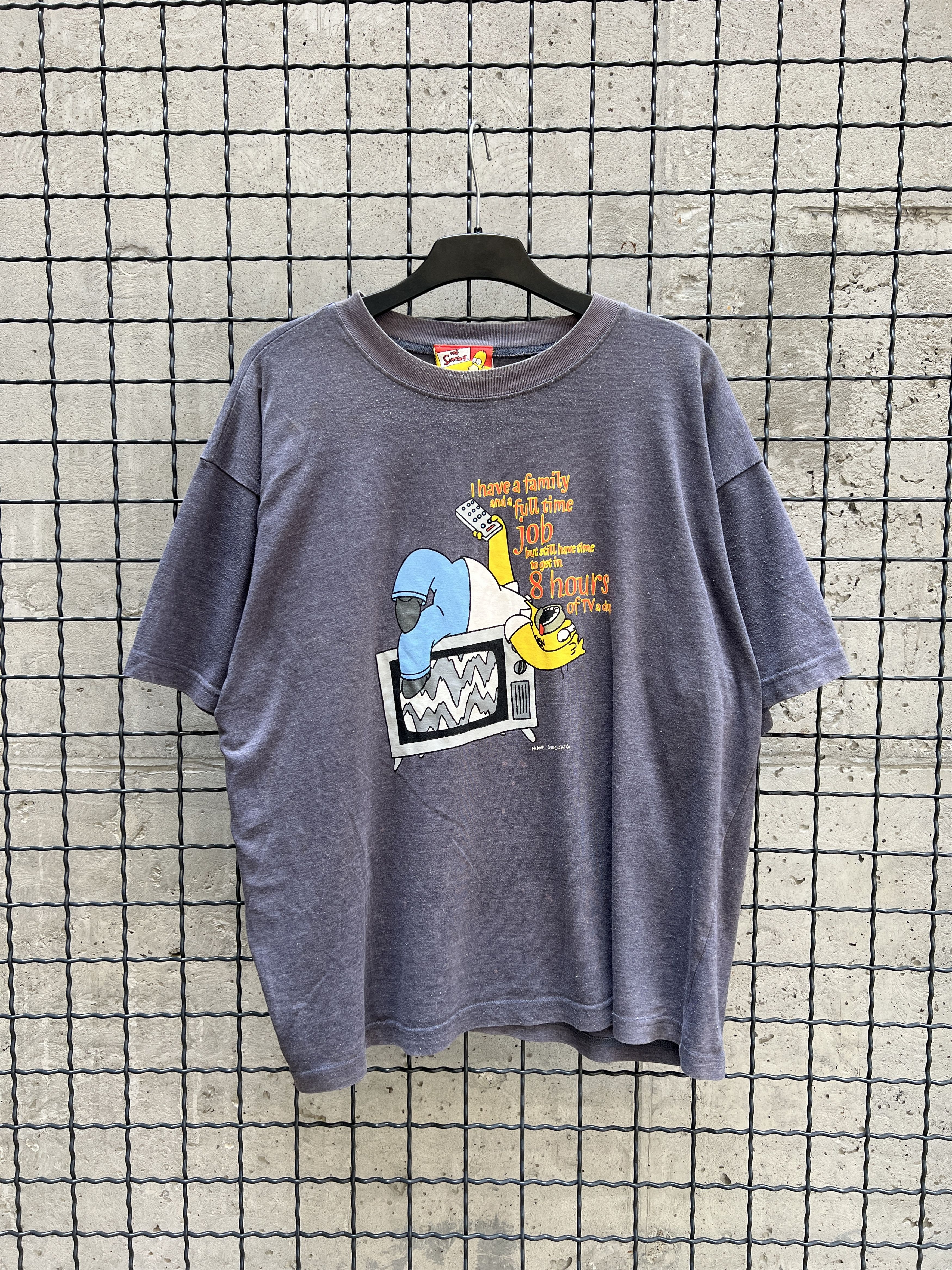 Cartoon Network Vintage 2000 The Simpsons Homer Cartoon T-shirt Size US L / EU 52-54 / 3 - 1 Thumbnail