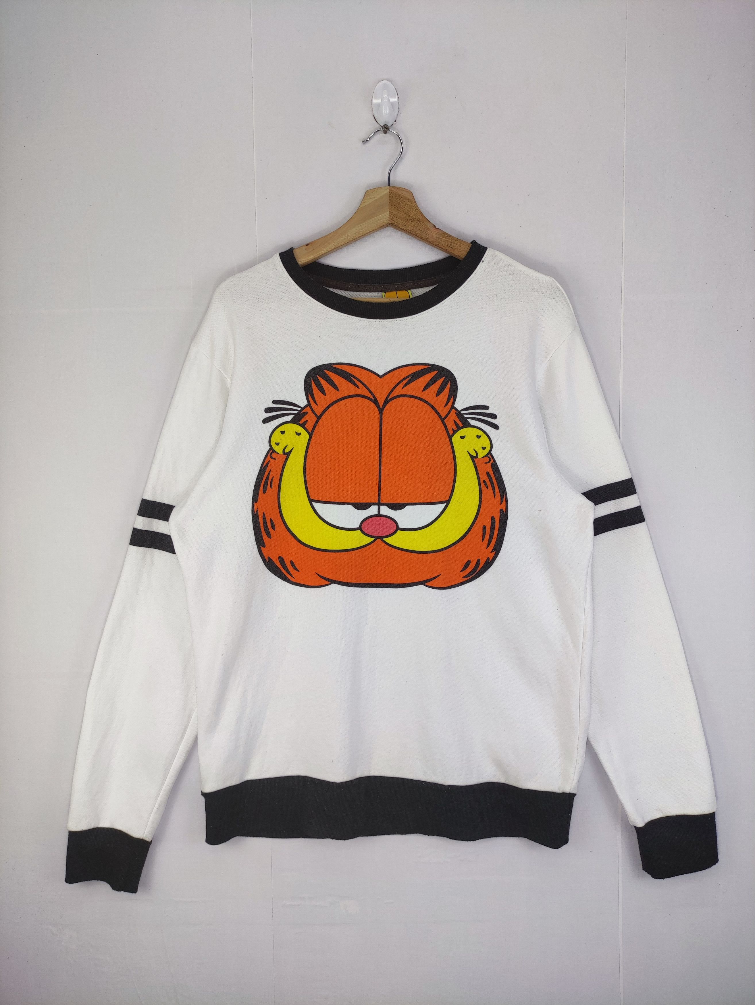 Cartoon Network Vintage Garfield Big Logo Sweatshirt Jumper Size US M / EU 48-50 / 2 - 1 Thumbnail