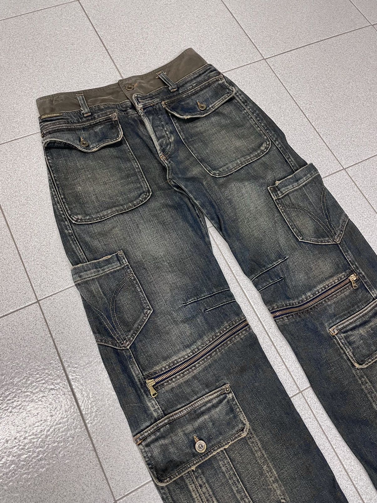 パンツ Rare 00s Archive Bondage Cargo FlarePant パンツ Rare 00s Archive Bondage Cargo FlarePant 2000's Bondage Zip