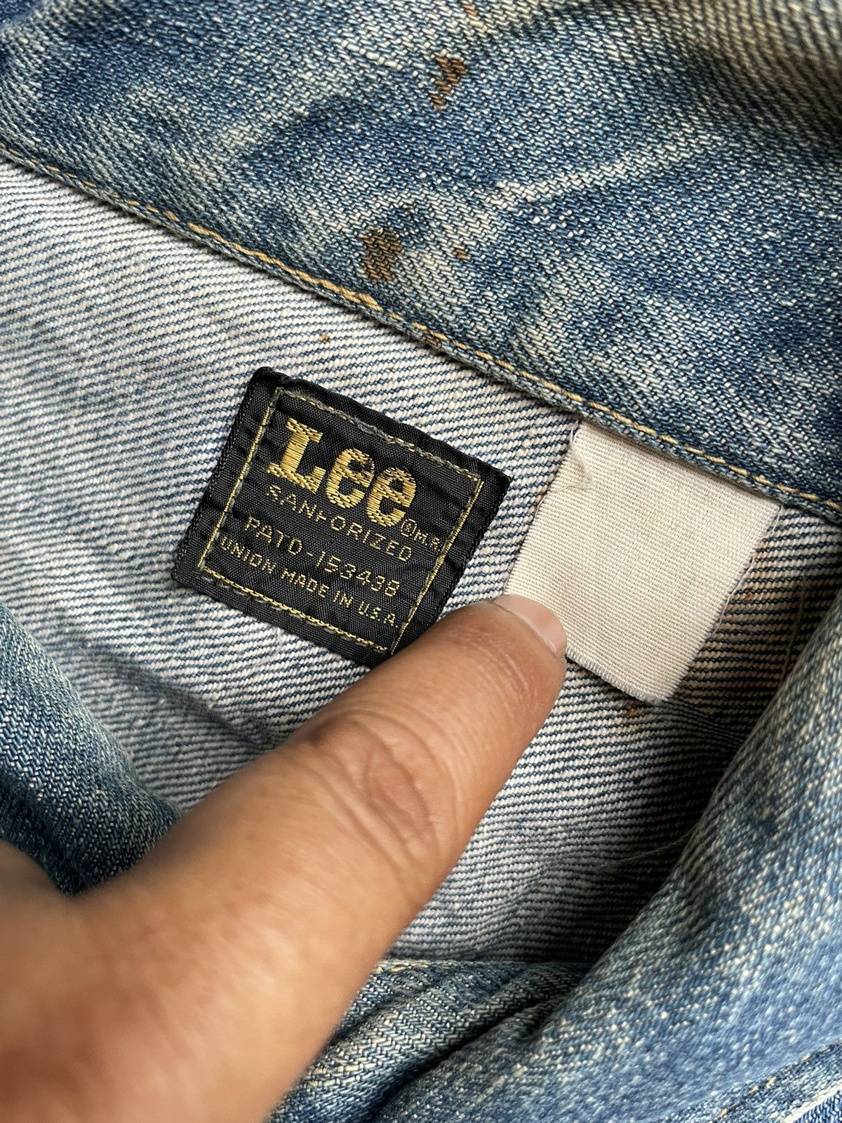 Lee Vintage 60’s Lee Riders Sanforized Denim Jacket Size US L / EU 52-54 / 3 - 13 Thumbnail