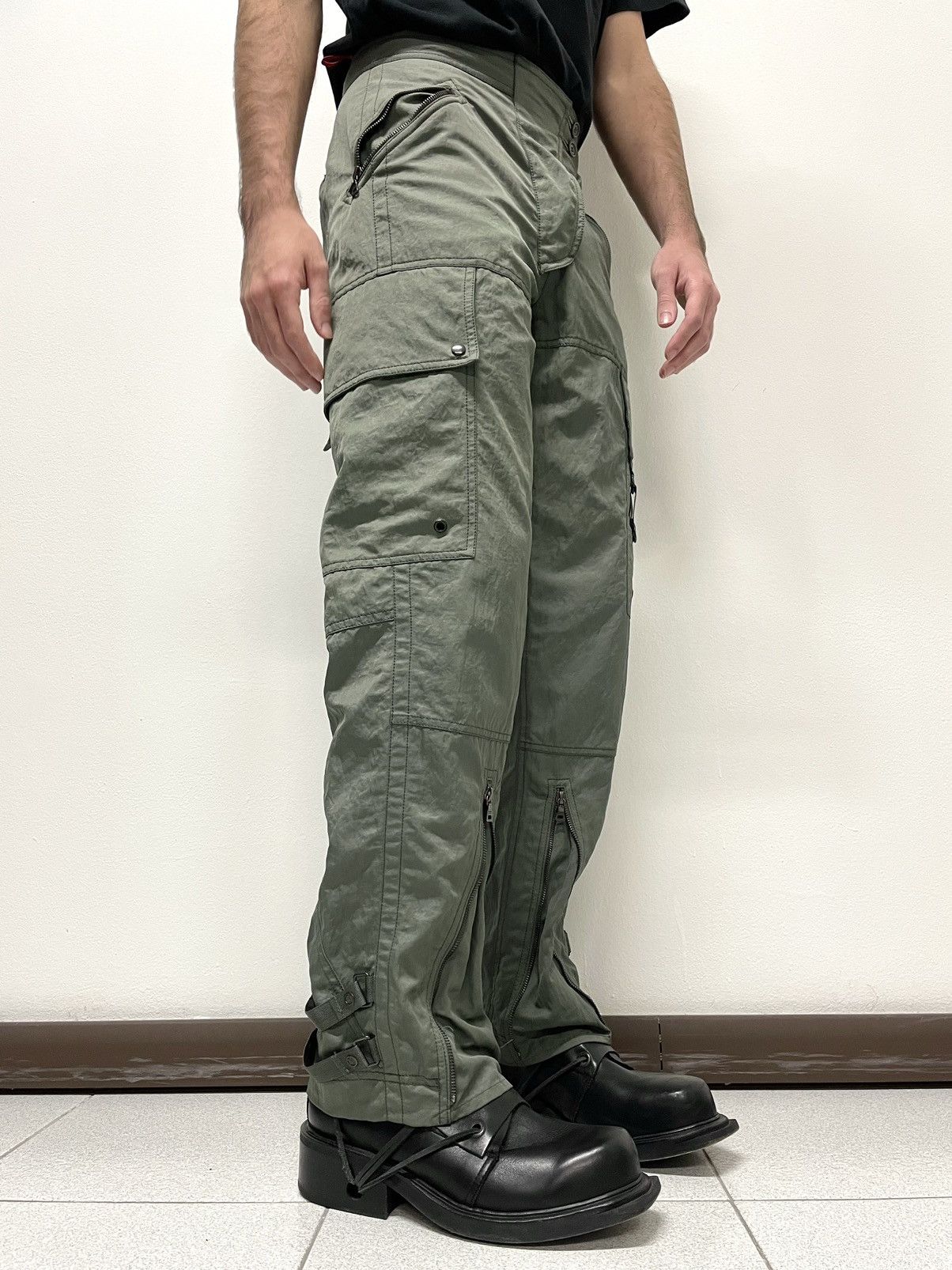 驚きの値段で PRADA SPORT/90s archive biker Bondage Khaki nylon ...