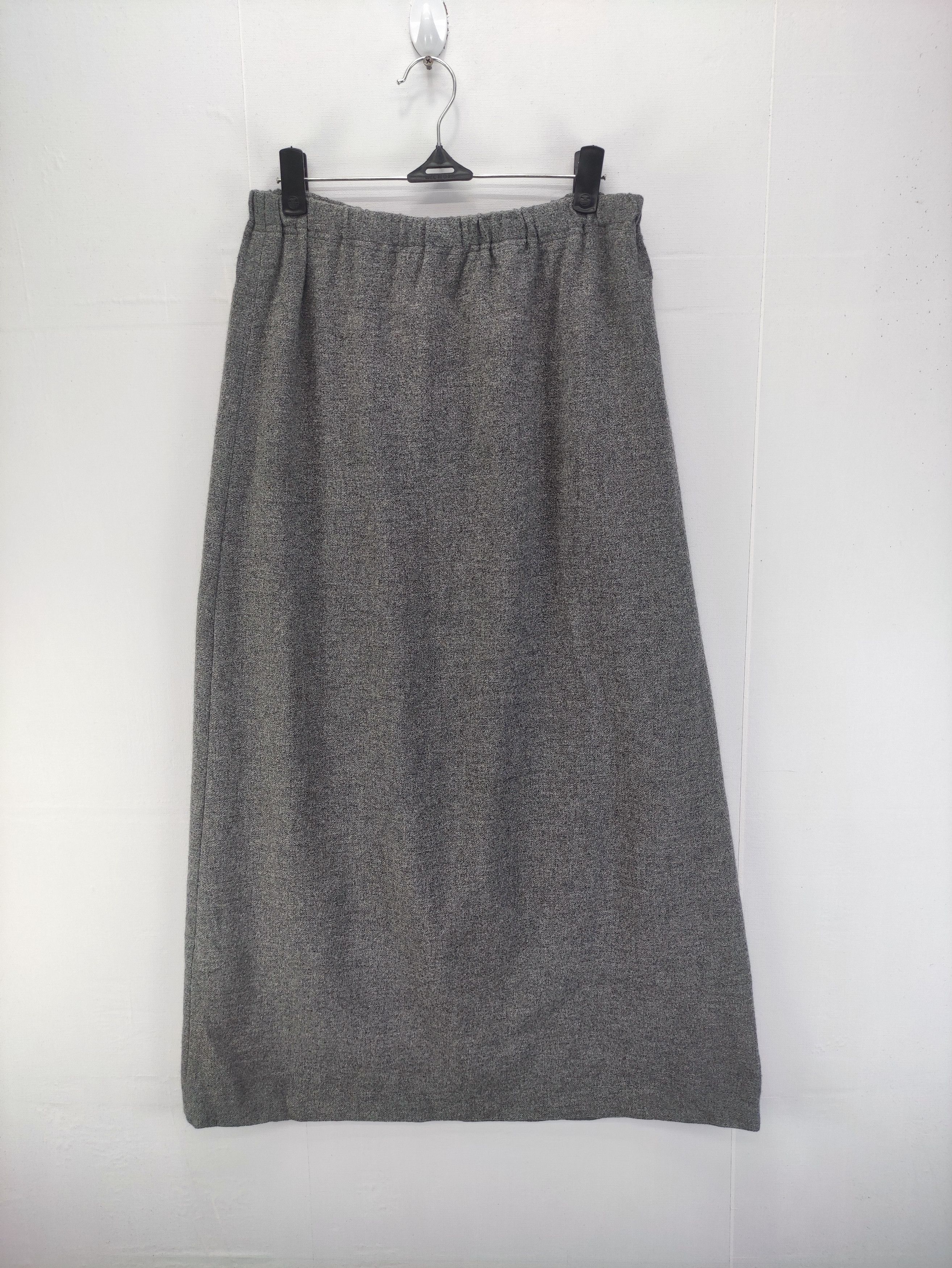 Issey Miyake Vintage Plantation Wool Maxi Skirt Size 26" / US 2 / IT 38 - 5 Thumbnail