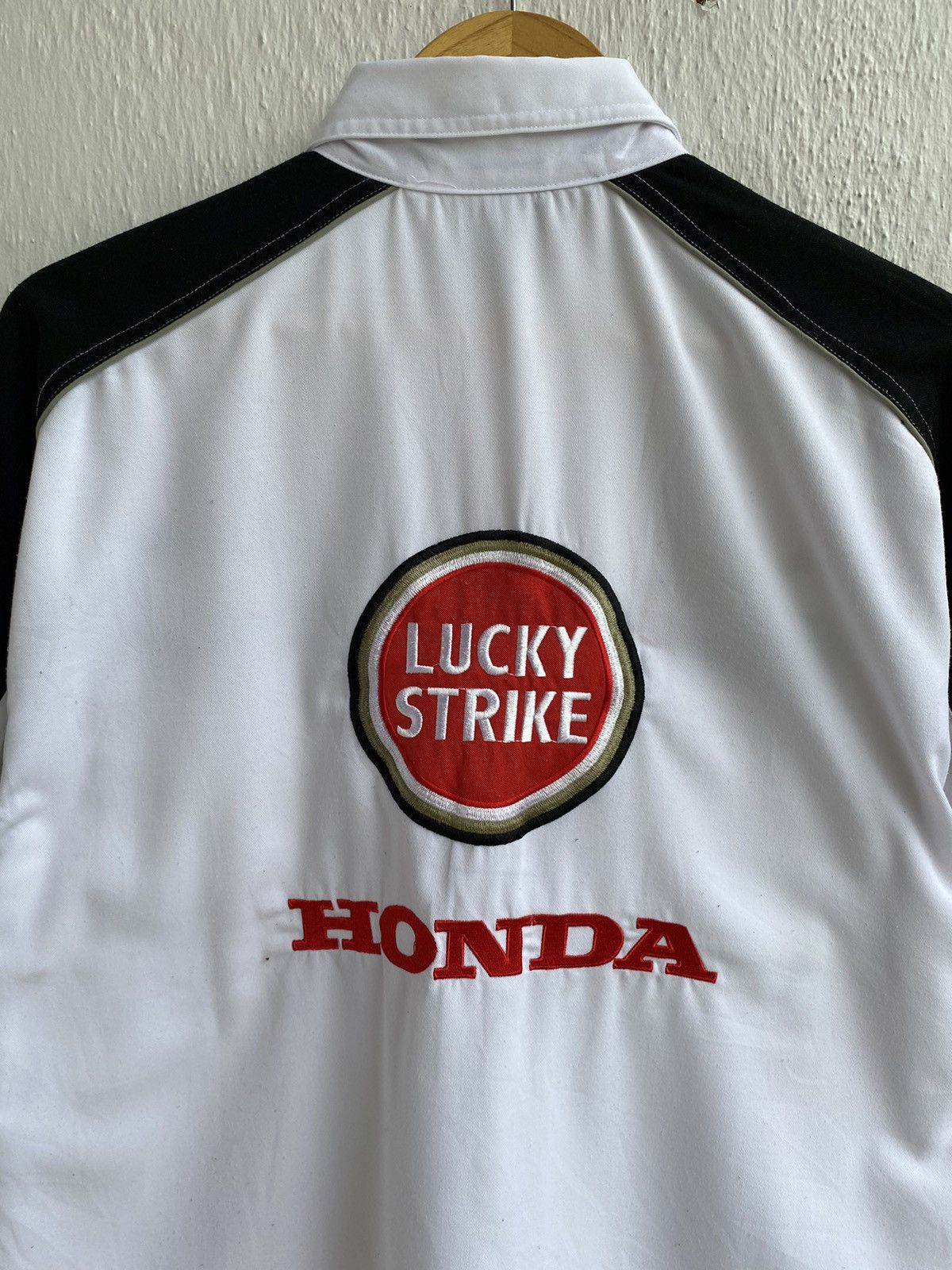 Honda × Japanese Brand Big Logo F1 HONDA Lucky Strike Crew Short