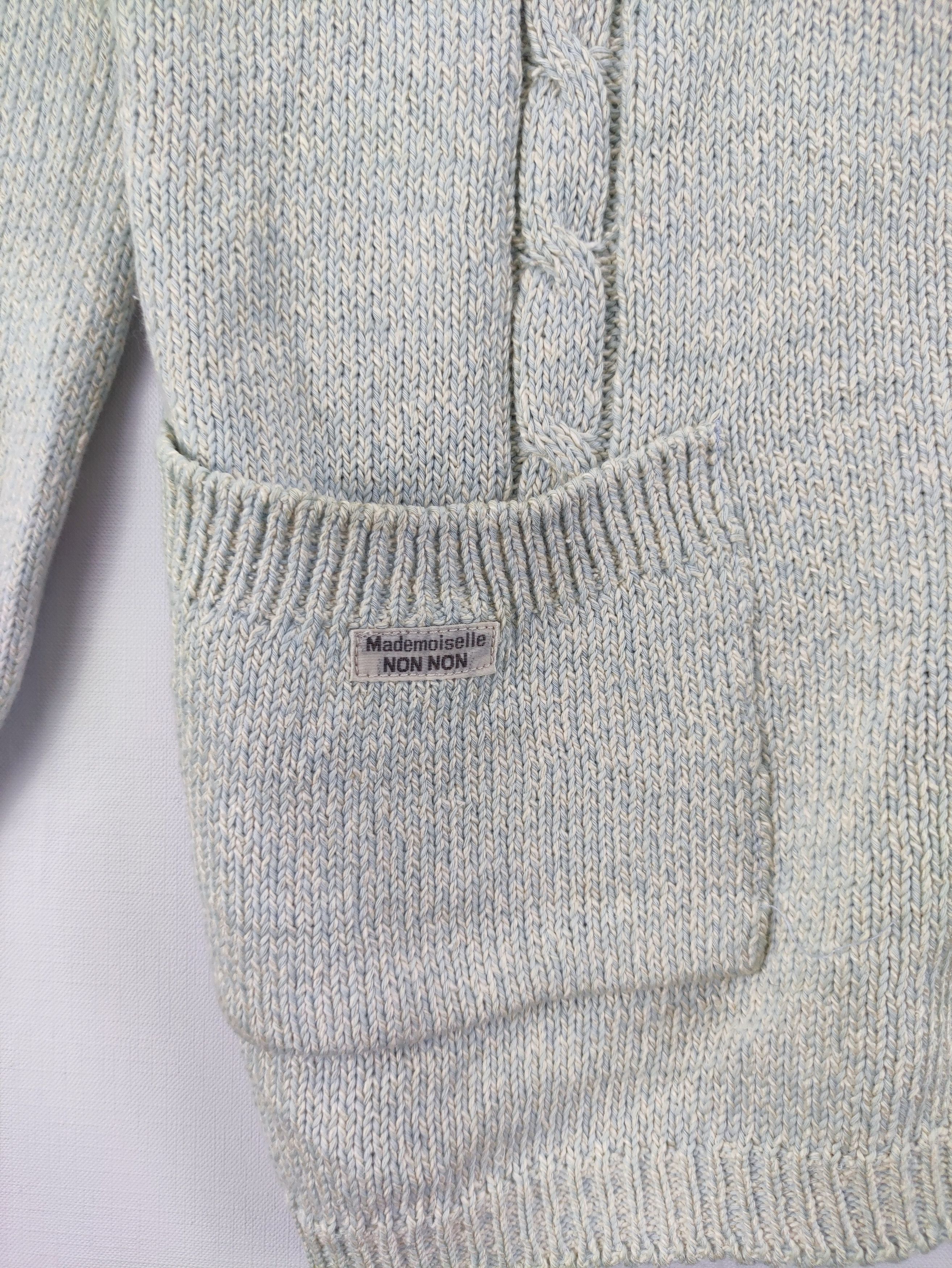 Mademoiselle Non Non Vintage Mademoiselles Non Non knit Sweater Button Up Size US M / EU 48-50 / 2 - 4 Thumbnail