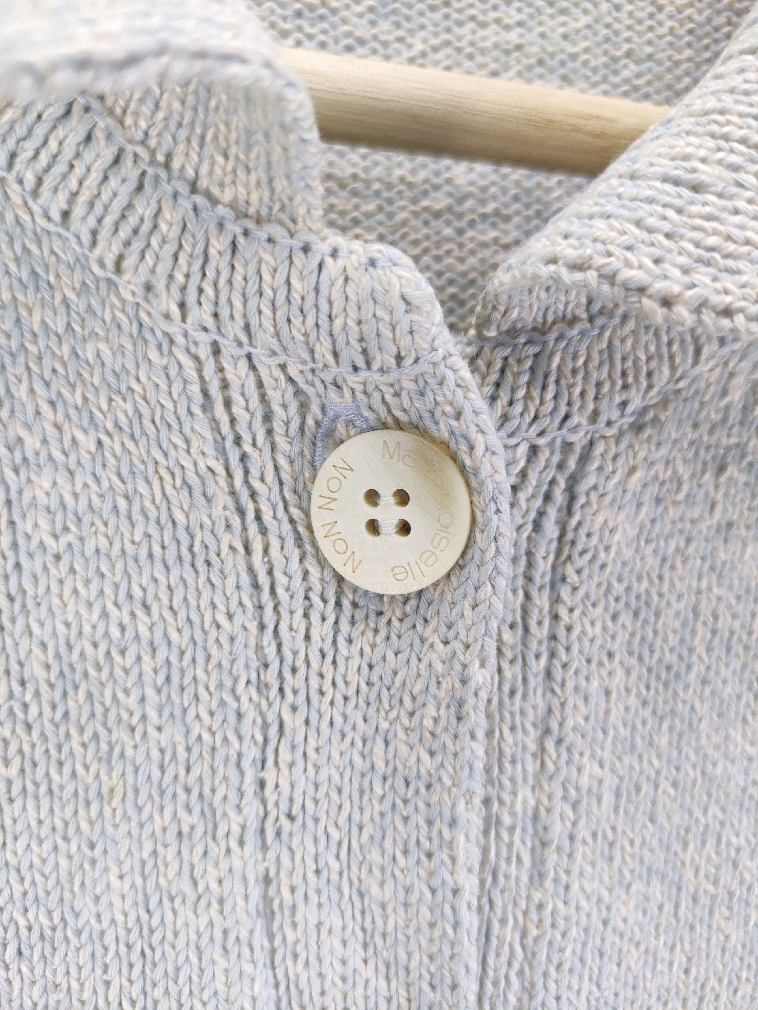 Mademoiselle Non Non Vintage Mademoiselles Non Non knit Sweater Button Up Size US M / EU 48-50 / 2 - 3 Thumbnail