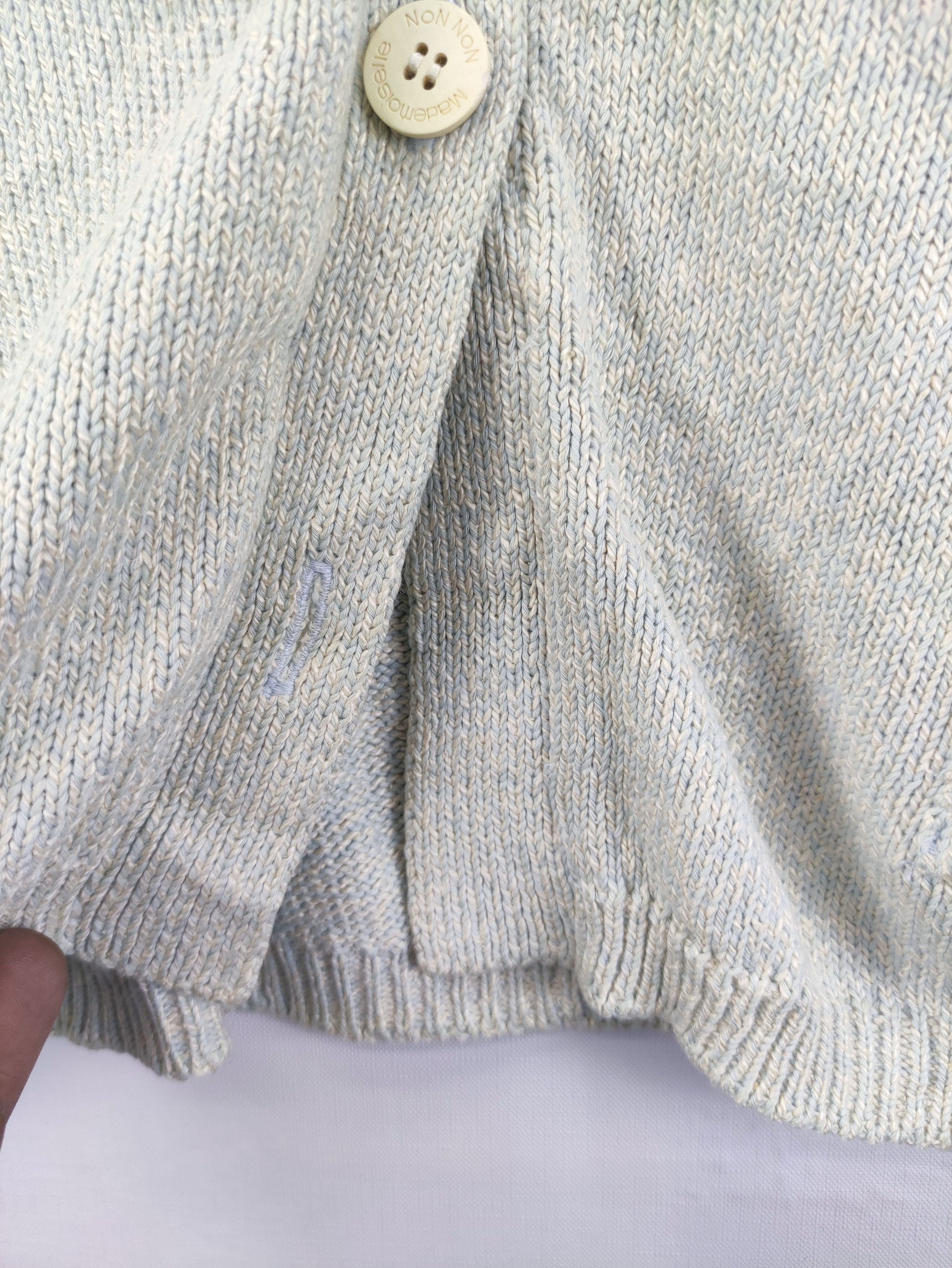 Mademoiselle Non Non Vintage Mademoiselles Non Non knit Sweater Button Up Size US M / EU 48-50 / 2 - 5 Thumbnail