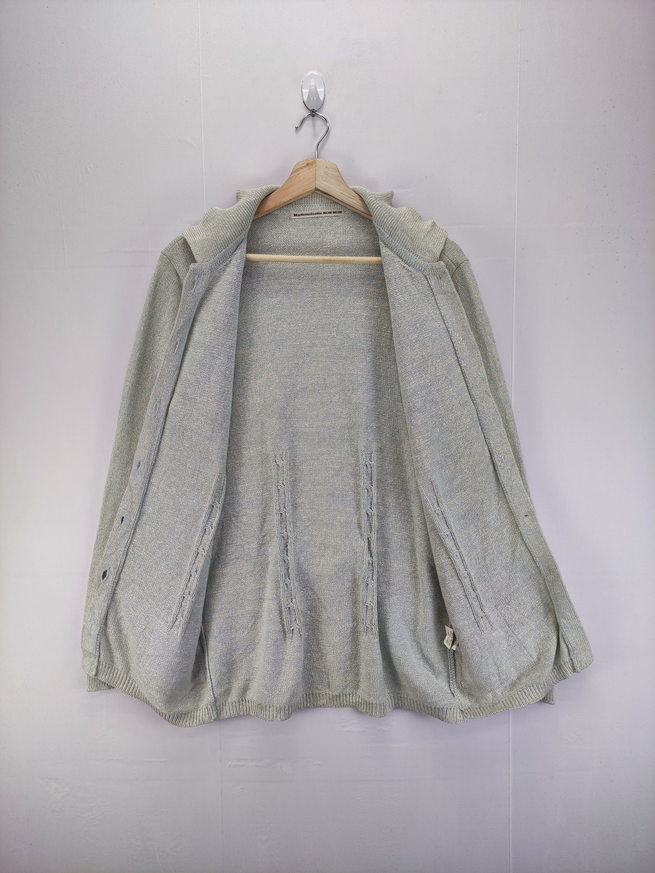 Mademoiselle Non Non Vintage Mademoiselles Non Non knit Sweater Button Up Size US M / EU 48-50 / 2 - 6 Thumbnail