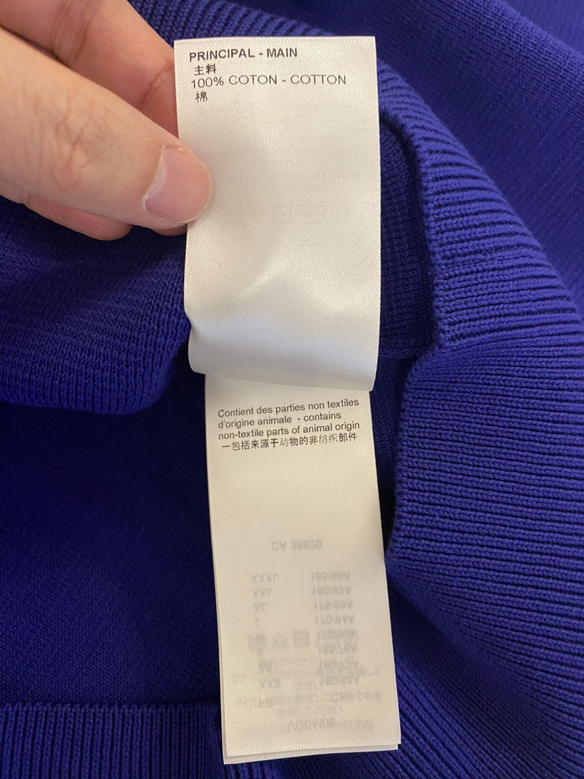 Louis Vuitton Louis Vuitton blue hook detail cardigan M Size US M / EU 48-50 / 2 - 9 Thumbnail