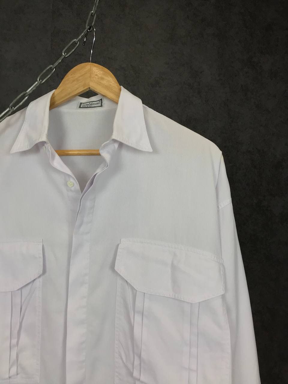 Gianni Valentino Gianni Versace designer rare vintage luxury shirt Size US L / EU 52-54 / 3 - 2 Thumbnail
