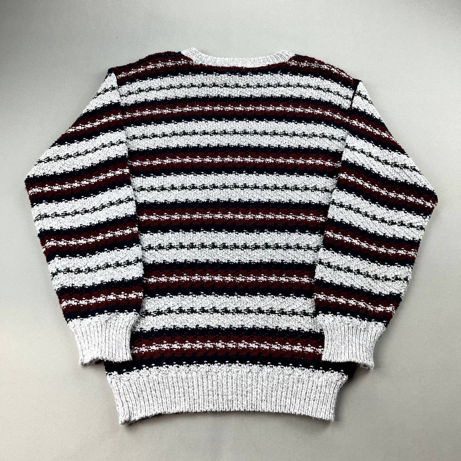 Vintage Vintage Striped Sweater Medium Beige Multicolor Fieldmaster Size US M / EU 48-50 / 2 - 4 Thumbnail