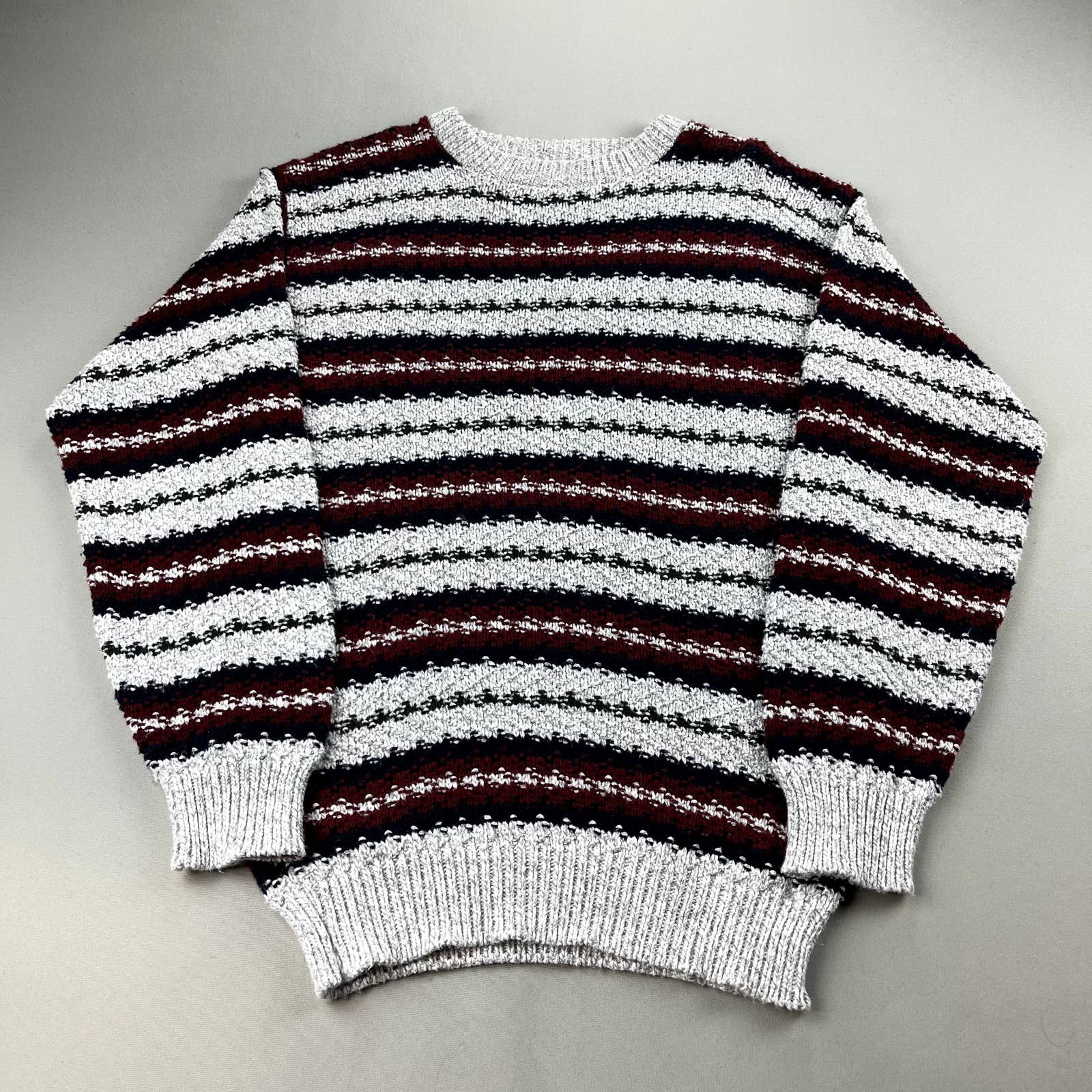 Vintage Vintage Striped Sweater Medium Beige Multicolor Fieldmaster Size US M / EU 48-50 / 2 - 1 Preview