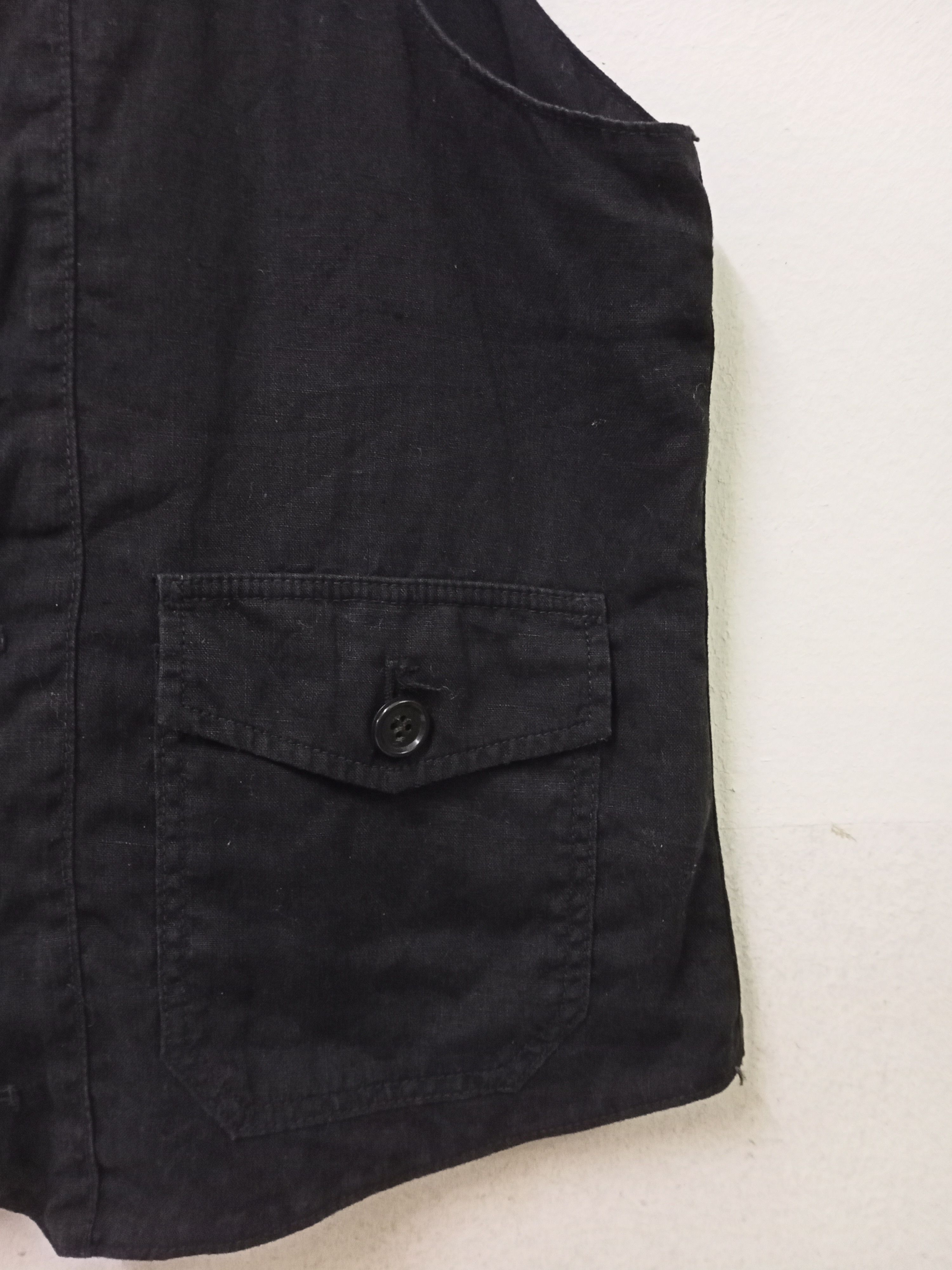 Japanese Brand Omnigod black Women Vest Size XS / US 0-2 / IT 36-38 - 4 Thumbnail