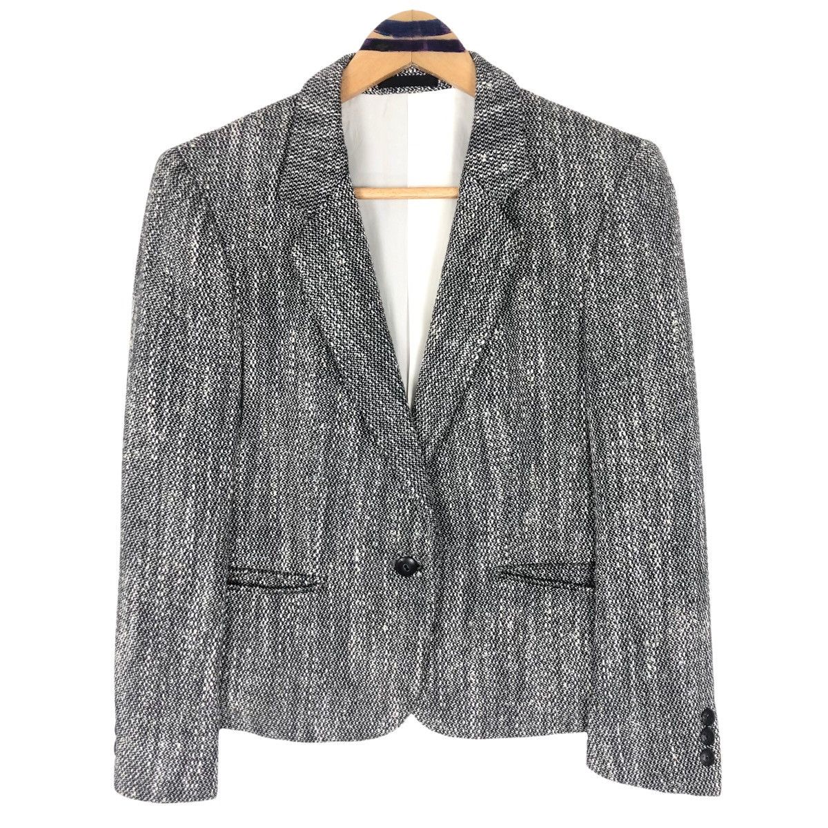 Burberry 一枚袖 40's〜50's HAND WOVEN TWEED Vintage Burberrys Irish Hand Woven Tweed Long Coat Made In