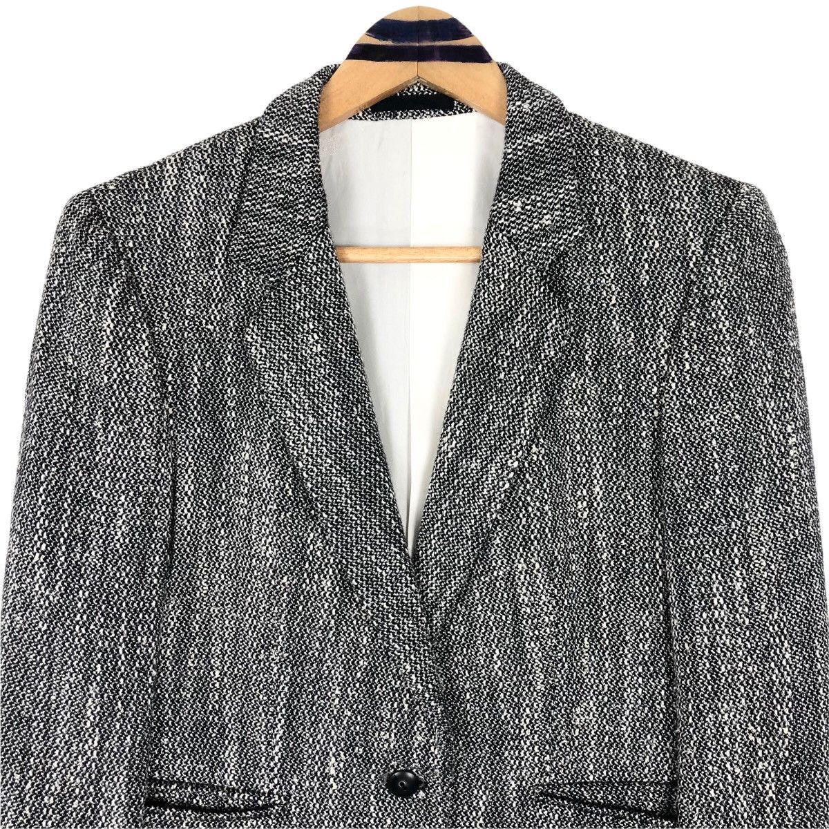 Burberry Vintage Burberrys Prorsum Women’s Wool Short Coat Tweed Size S / US 4 / IT 40 - 3 Thumbnail