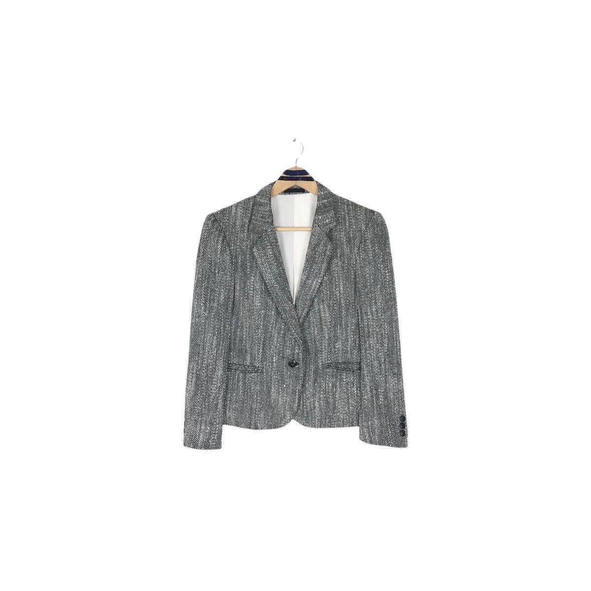 Burberry Vintage Burberrys Prorsum Women’s Wool Short Coat Tweed Size S / US 4 / IT 40 - 2 Thumbnail