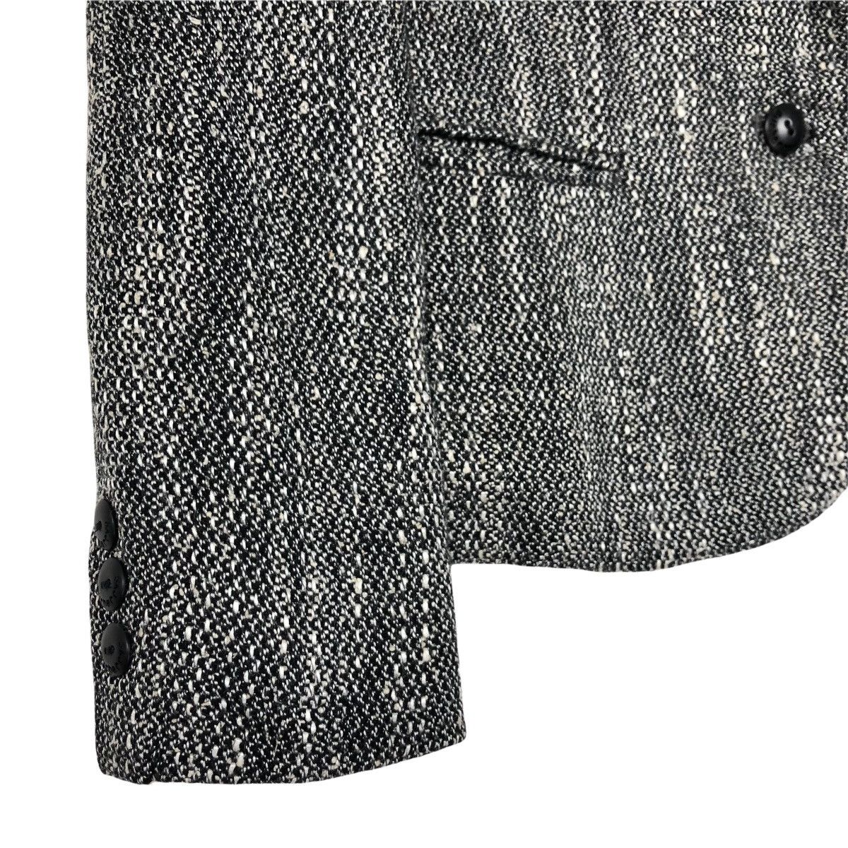 Burberry Vintage Burberrys Prorsum Women’s Wool Short Coat Tweed Size S / US 4 / IT 40 - 4 Thumbnail