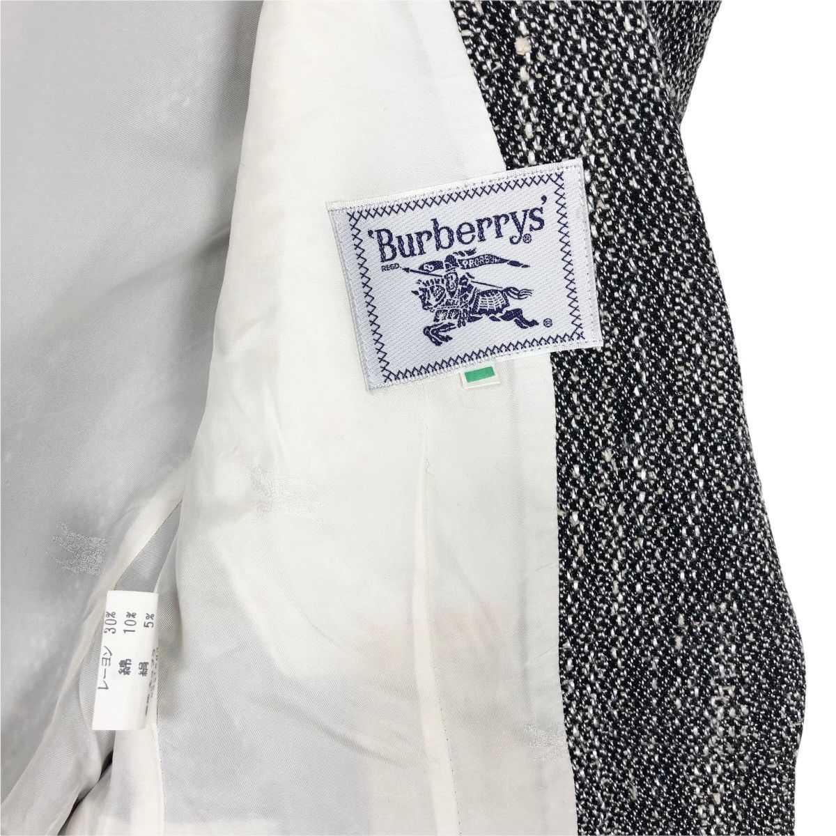 Burberry Vintage Burberrys Prorsum Women’s Wool Short Coat Tweed Size S / US 4 / IT 40 - 8 Thumbnail