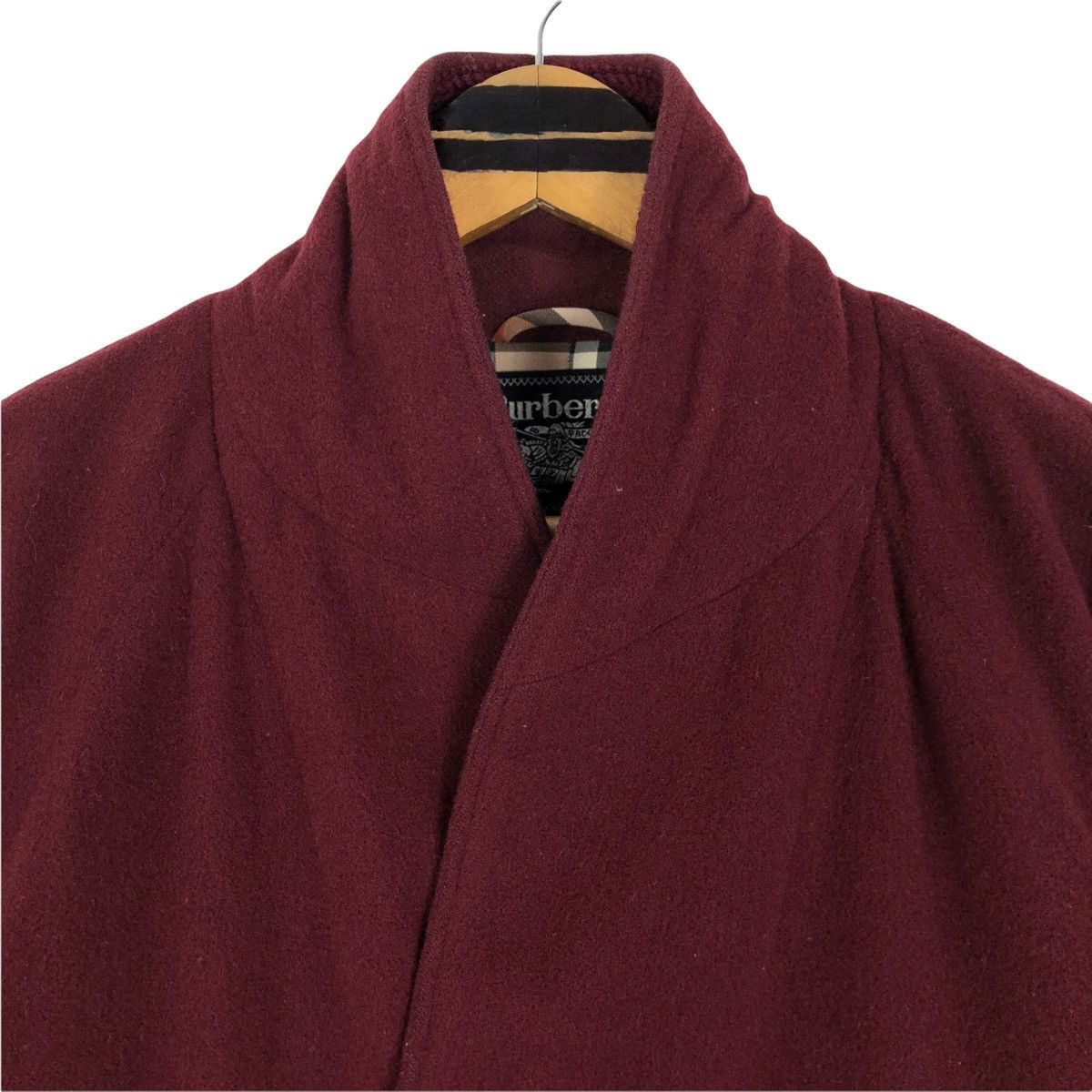 Burberry Vintage Burberrys Wool Robes Nova Check Lining Size US L / EU 52-54 / 3 - 10 Thumbnail