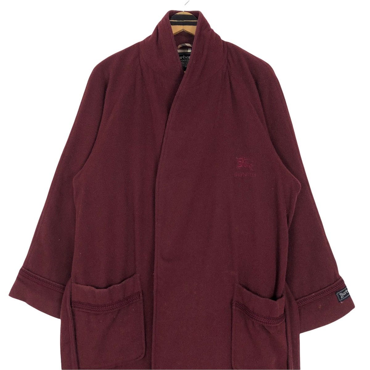Burberry Vintage Burberrys Wool Robes Nova Check Lining Size US L / EU 52-54 / 3 - 4 Thumbnail