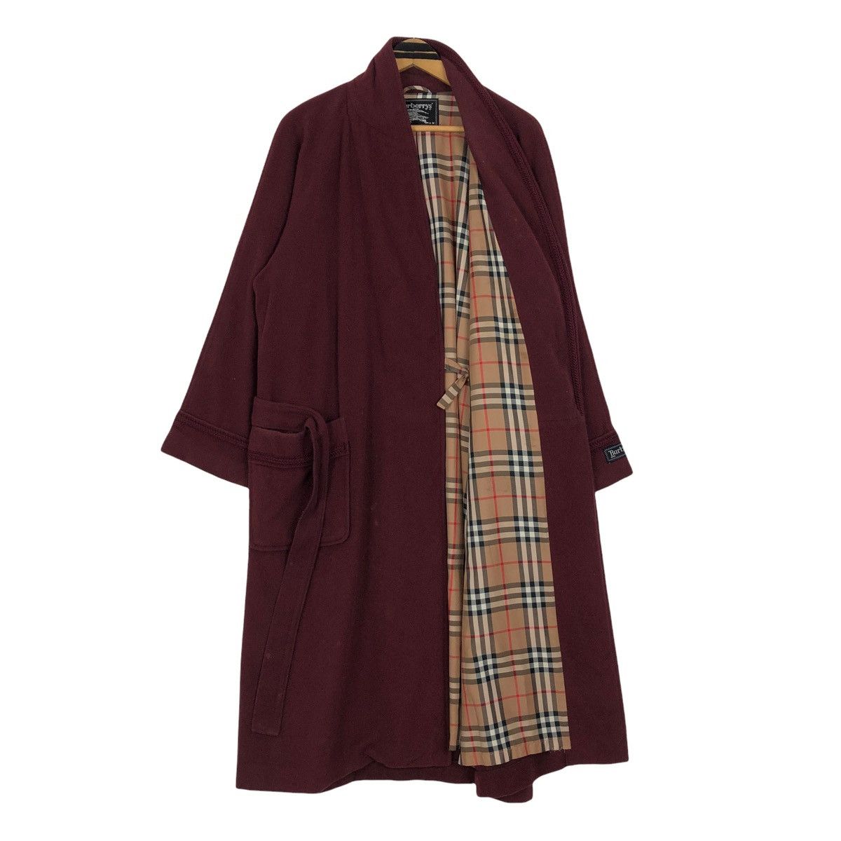 Burberry Vintage Burberrys Wool Robes Nova Check Lining Size US L / EU 52-54 / 3 - 12 Thumbnail