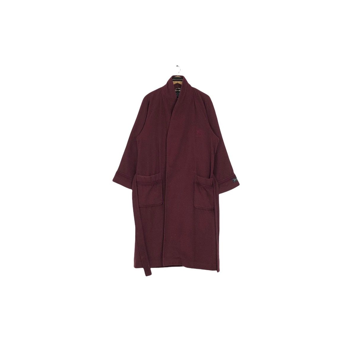 Burberry Vintage Burberrys Wool Robes Nova Check Lining Size US L / EU 52-54 / 3 - 3 Thumbnail