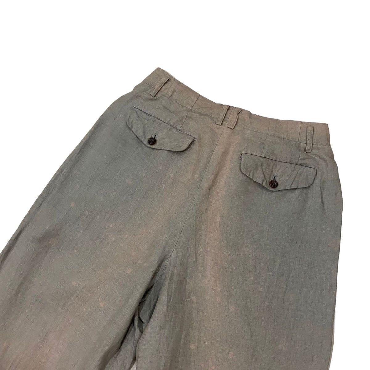Comme des Garcons × Comme des Garcons Homme × Rei Kawakubo Vintage CdG Homme Sunfaded Trouser Pant Size US 26 / EU 42 - 7 Thumbnail