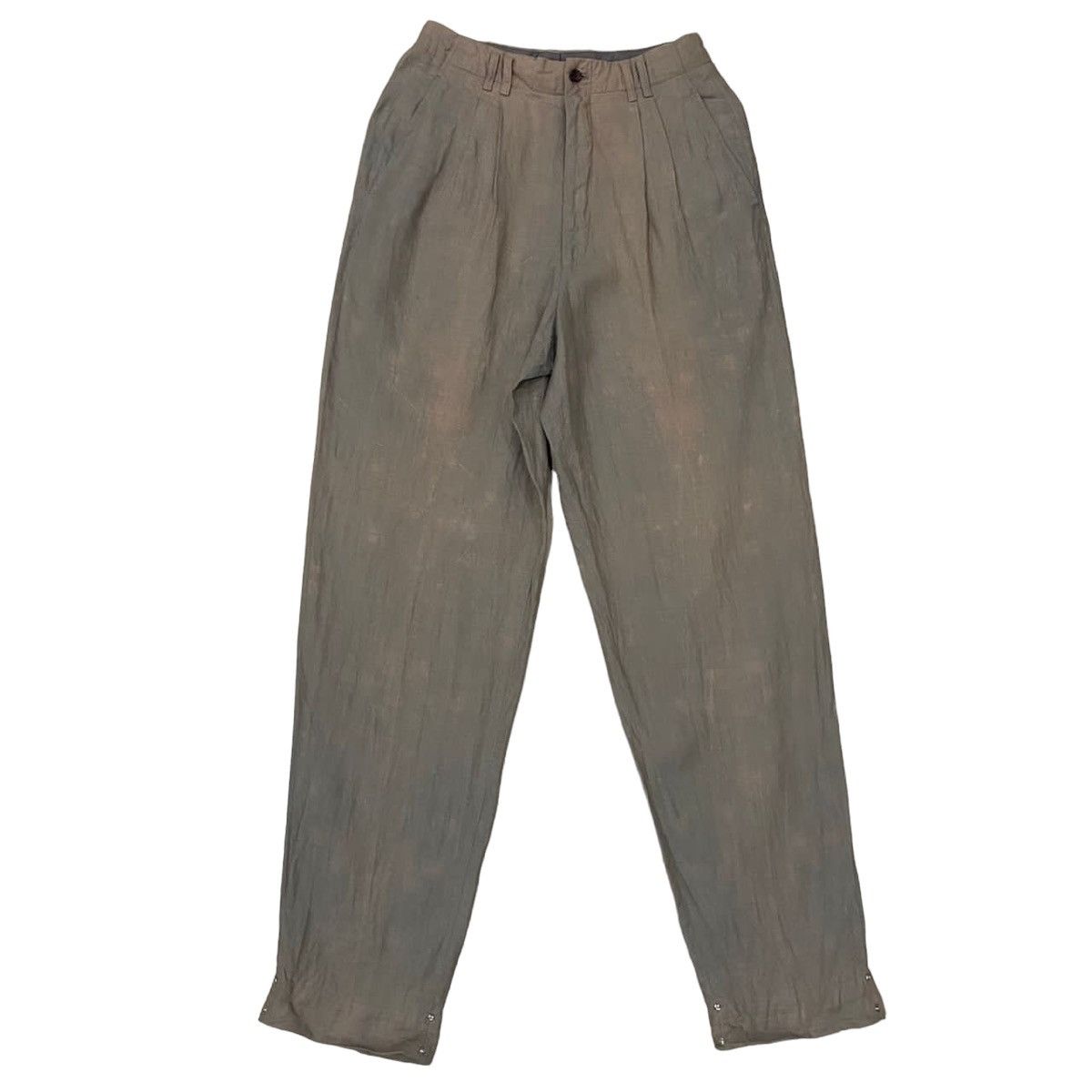 image of Comme Des Garcons x Comme Des Garcons Homme Vintage Cdg Homme Sunfaded Trouser Pant in Grey (Size 2
