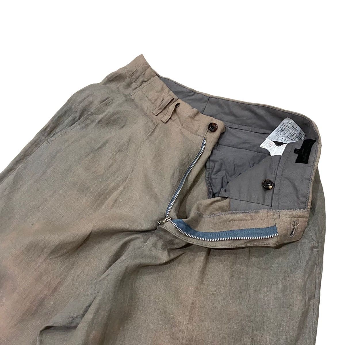 Comme des Garcons × Comme des Garcons Homme × Rei Kawakubo Vintage CdG Homme Sunfaded Trouser Pant Size US 26 / EU 42 - 9 Thumbnail
