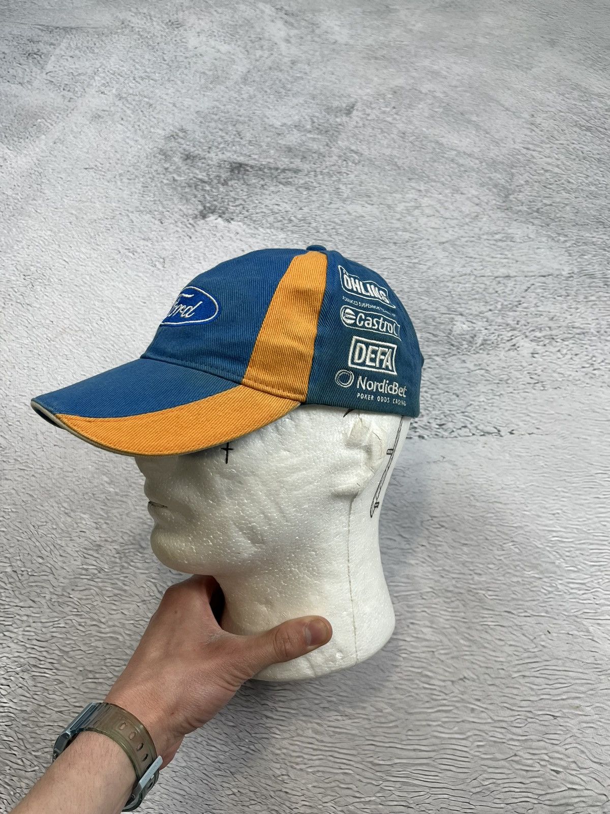 Ford × Vintage Vintage FORD racing cap castrol y2k faded Size ONE SIZE - 2 Thumbnail