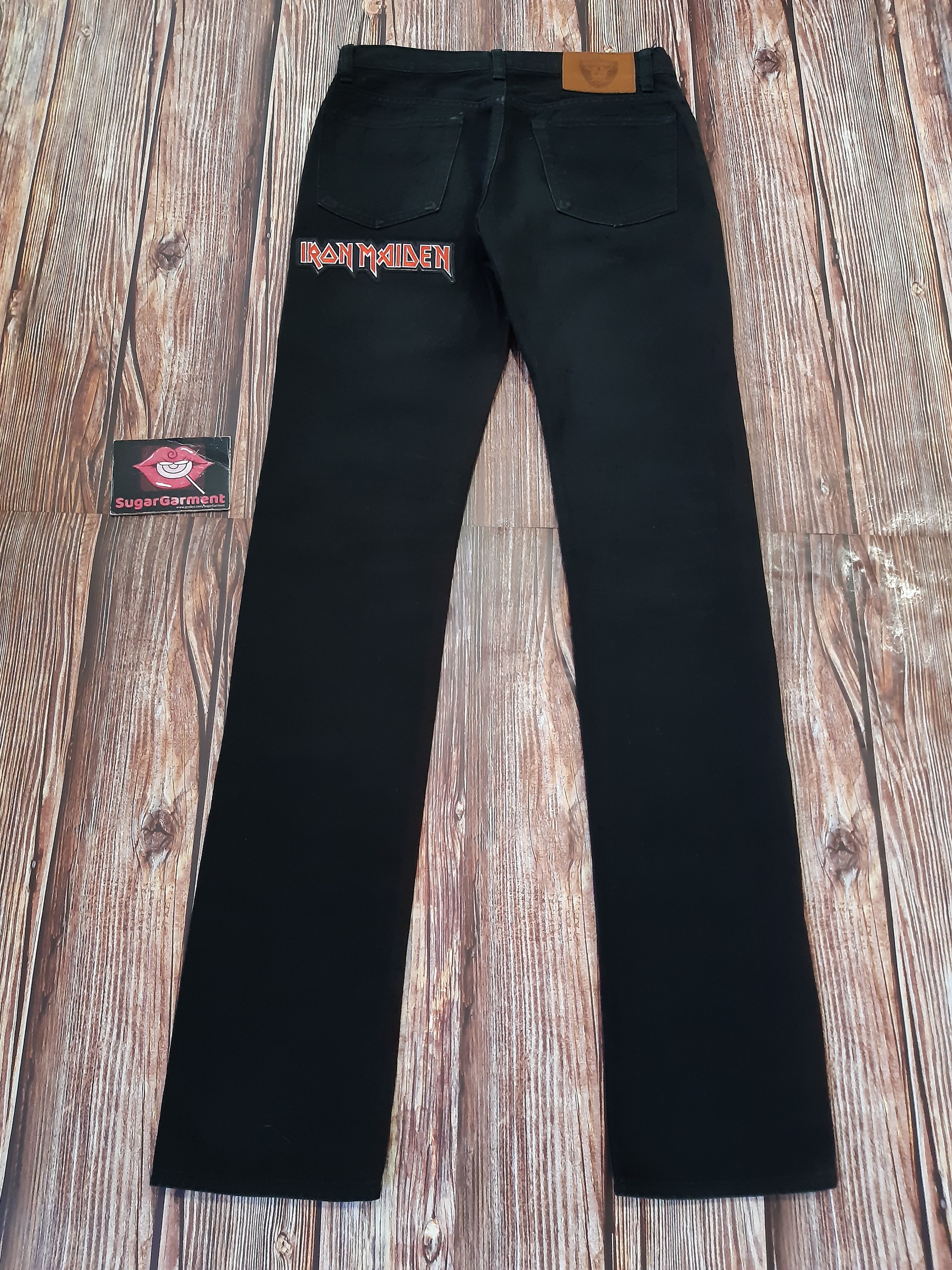 Hysteric Glamour Hysteric Glamour Jeans Skinny Superblack Iron Maiden Patch Size US 28 / EU 44 - 7 Thumbnail