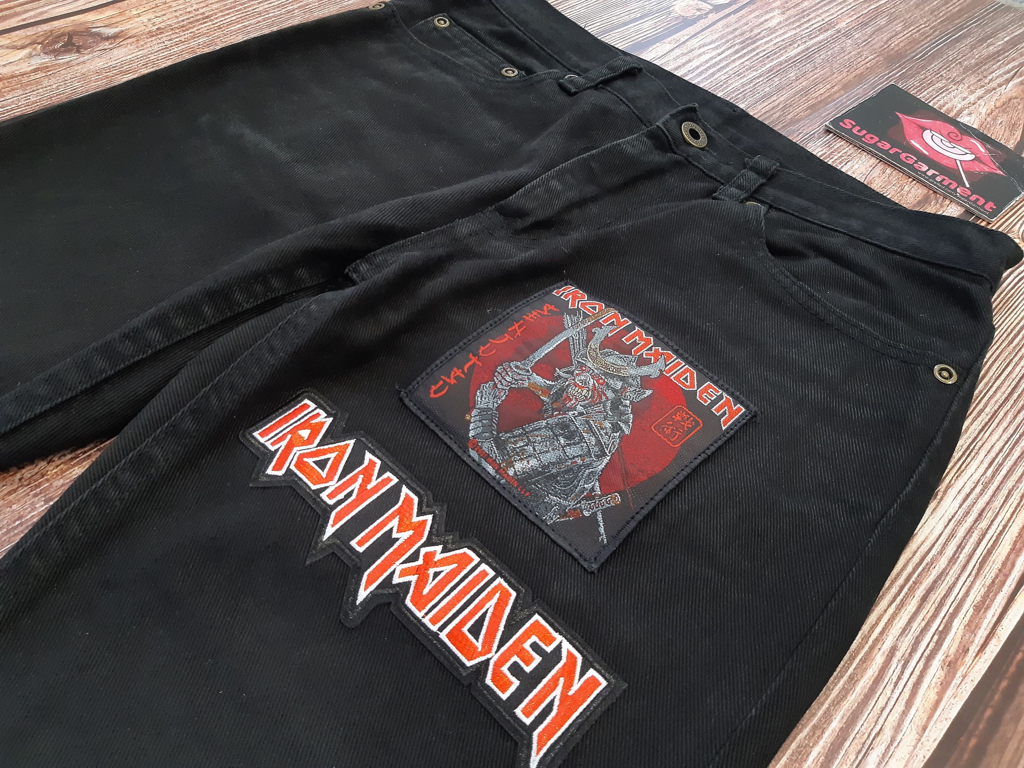 Hysteric Glamour Hysteric Glamour Jeans Skinny Superblack Iron Maiden Patch Size US 28 / EU 44 - 2 Thumbnail