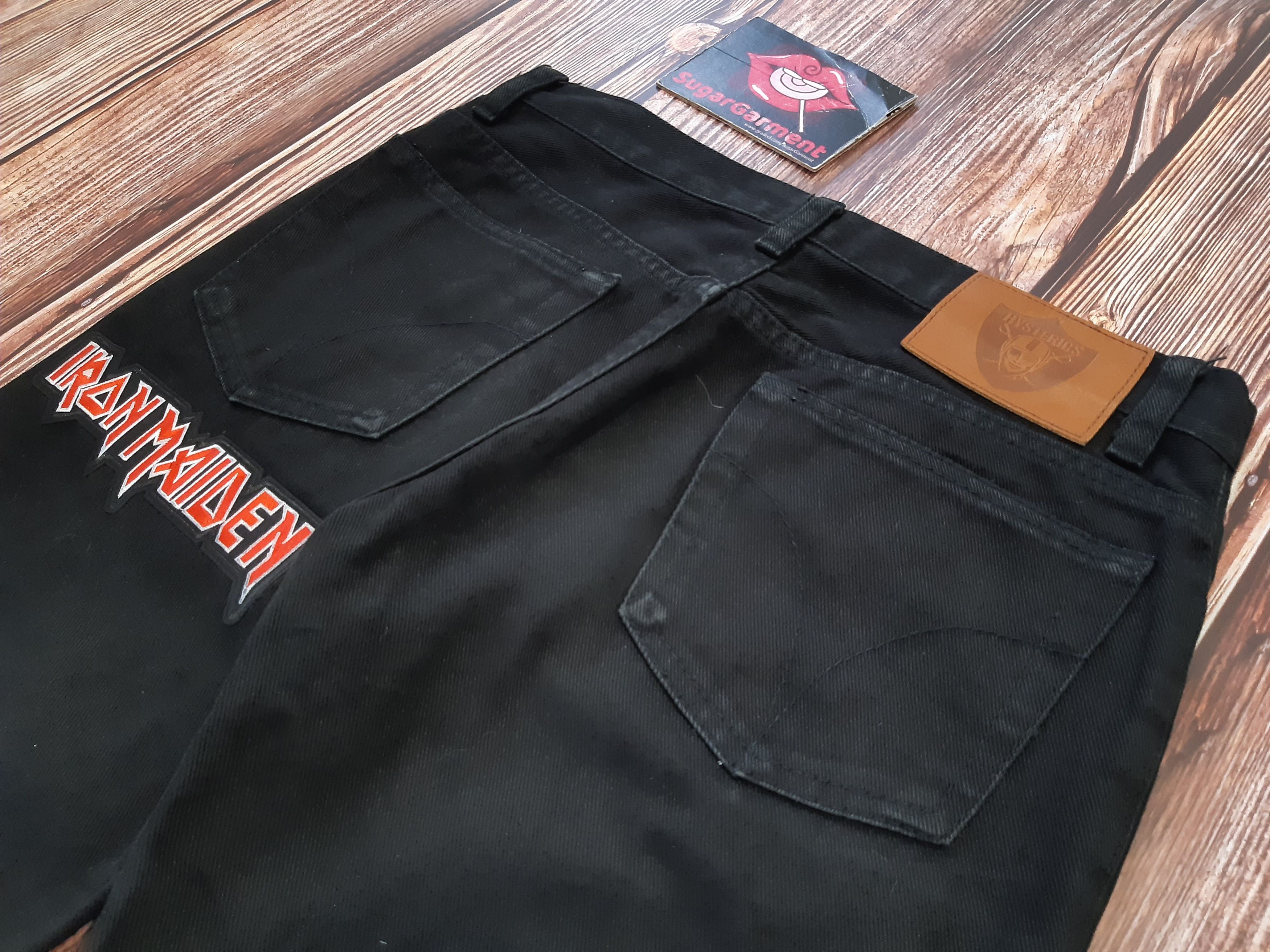 Hysteric Glamour Hysteric Glamour Jeans Skinny Superblack Iron Maiden Patch Size US 28 / EU 44 - 9 Thumbnail