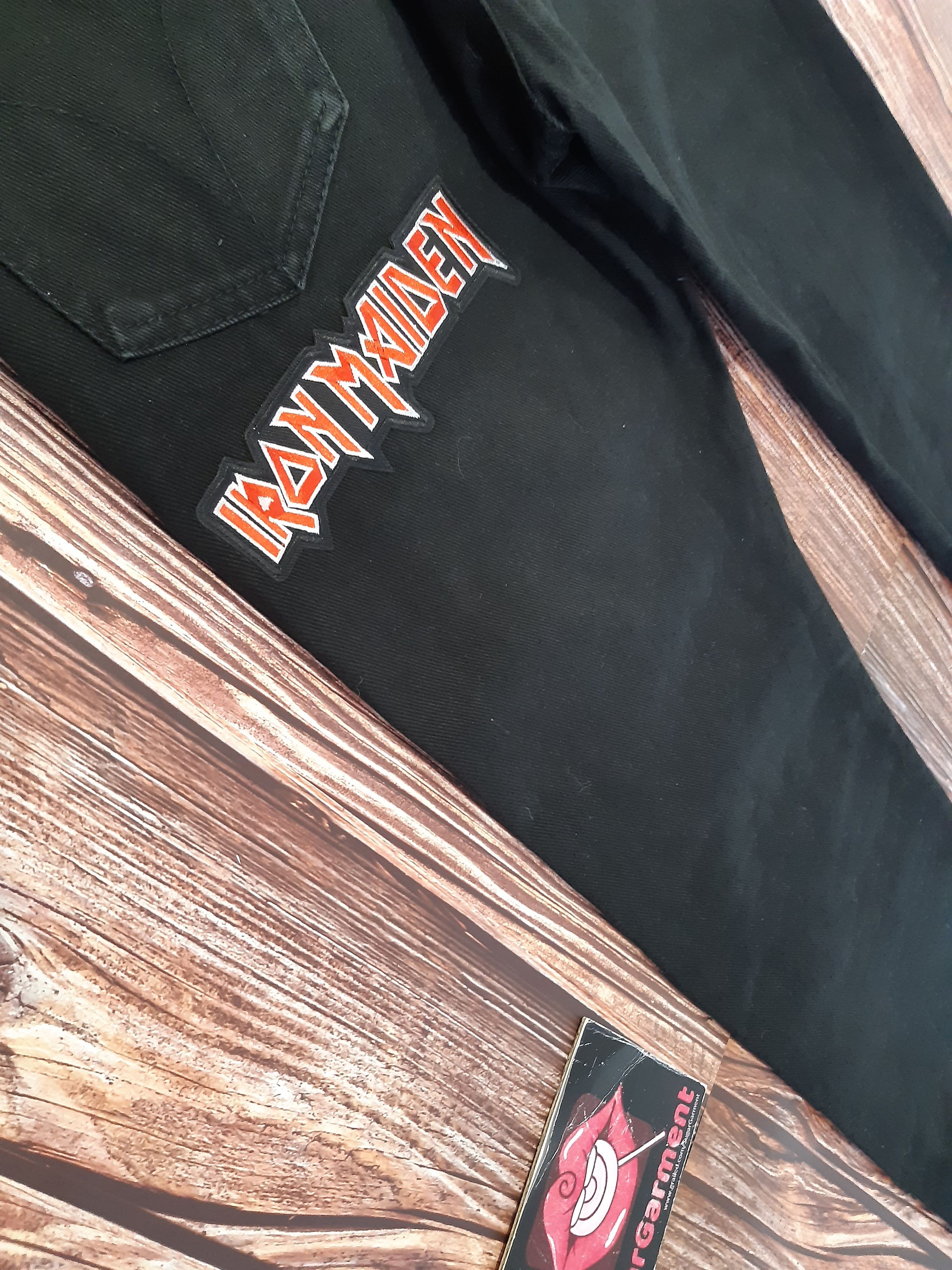 Hysteric Glamour Hysteric Glamour Jeans Skinny Superblack Iron Maiden Patch Size US 28 / EU 44 - 8 Thumbnail