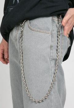 Visland Jeans Chain Wallet Pants Chain Silver Pocket Punk Chain