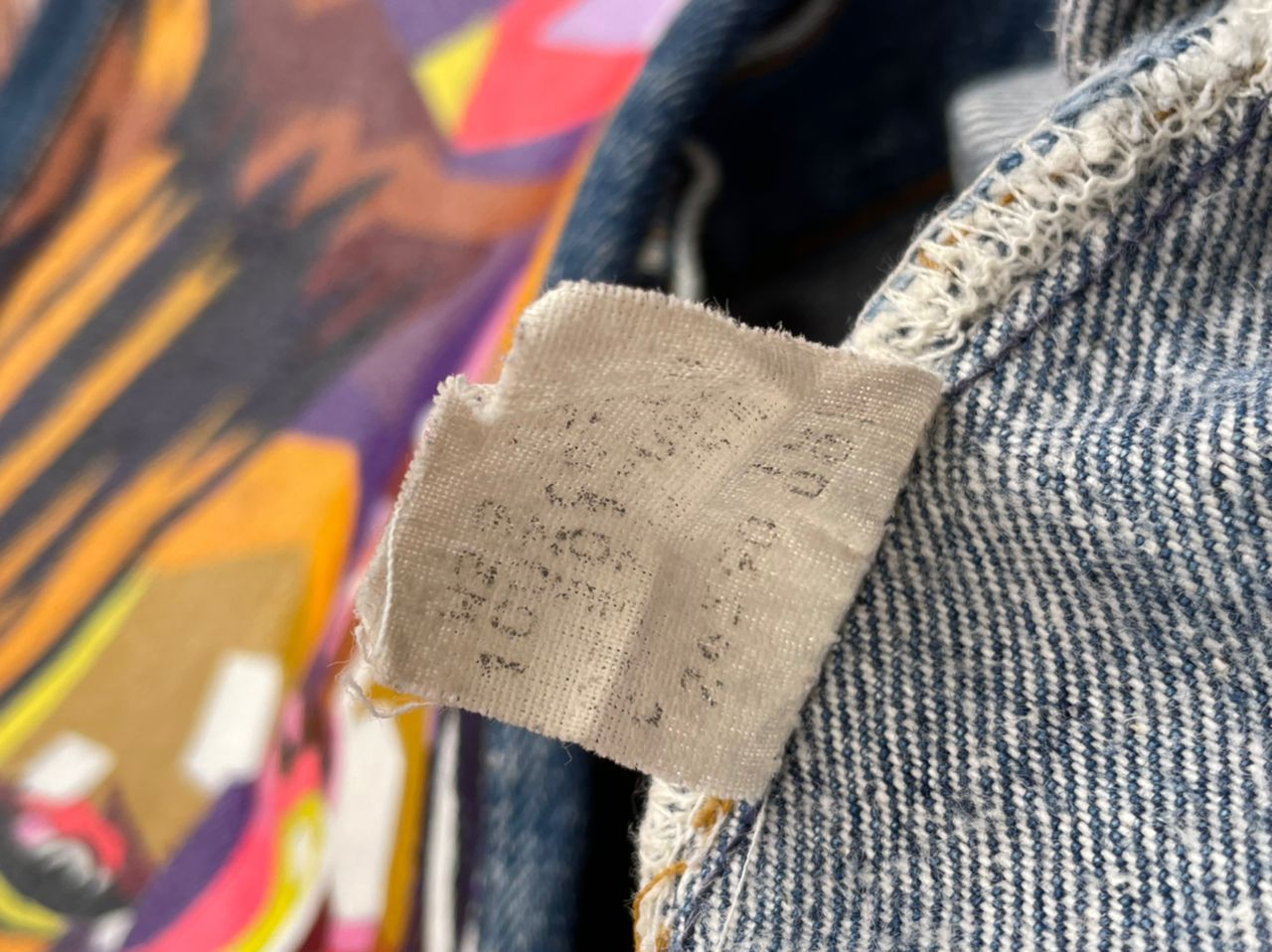 Levi's Levis 501 Jeans KURT COBAIN Painting Size US 29 - 15 Thumbnail