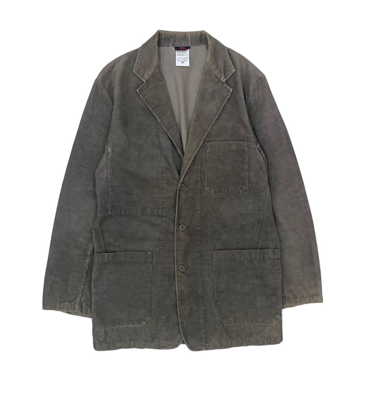 image of Vetra Corduroy Button Jacket in Brown, Men's (Size Small)