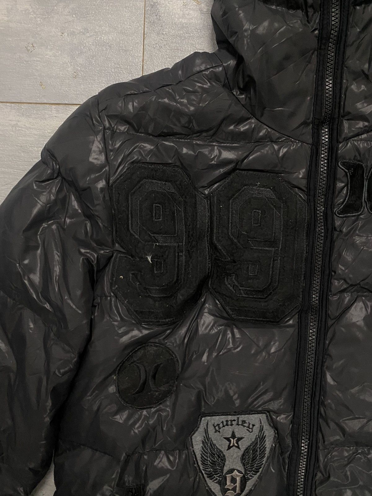 Hurley Puffer Hurley Down Full Zipper Hoodie Jacket Size US L / EU 52-54 / 3 - 9 Thumbnail