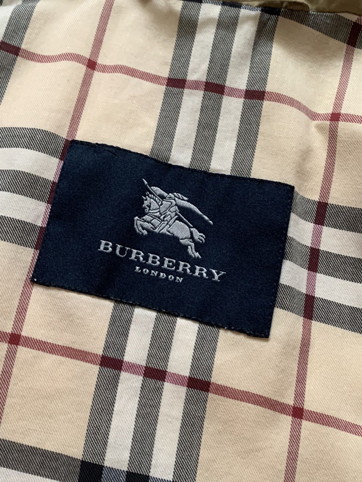 Burberry × Vintage Burberry L quilted coat light down jacket zip vintage casual Size L / US 10 / IT 46 - 13 Thumbnail