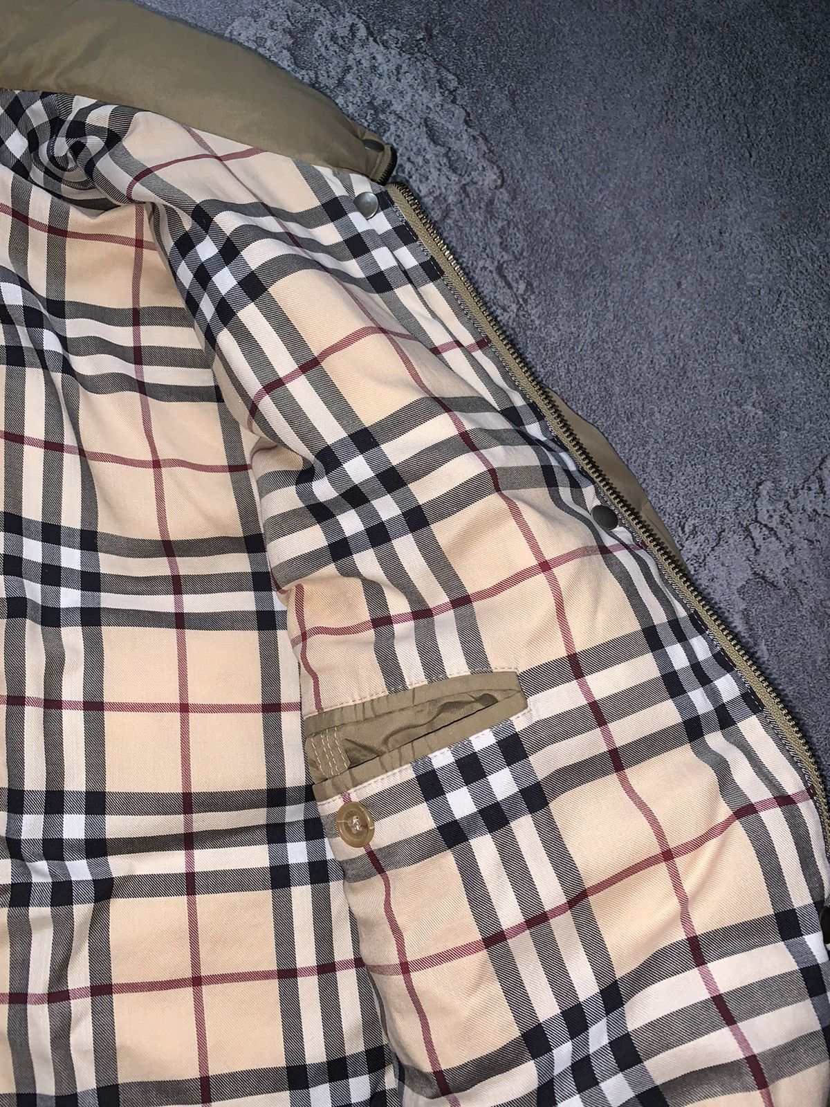 Burberry × Vintage Burberry L quilted coat light down jacket zip vintage casual Size L / US 10 / IT 46 - 15 Thumbnail