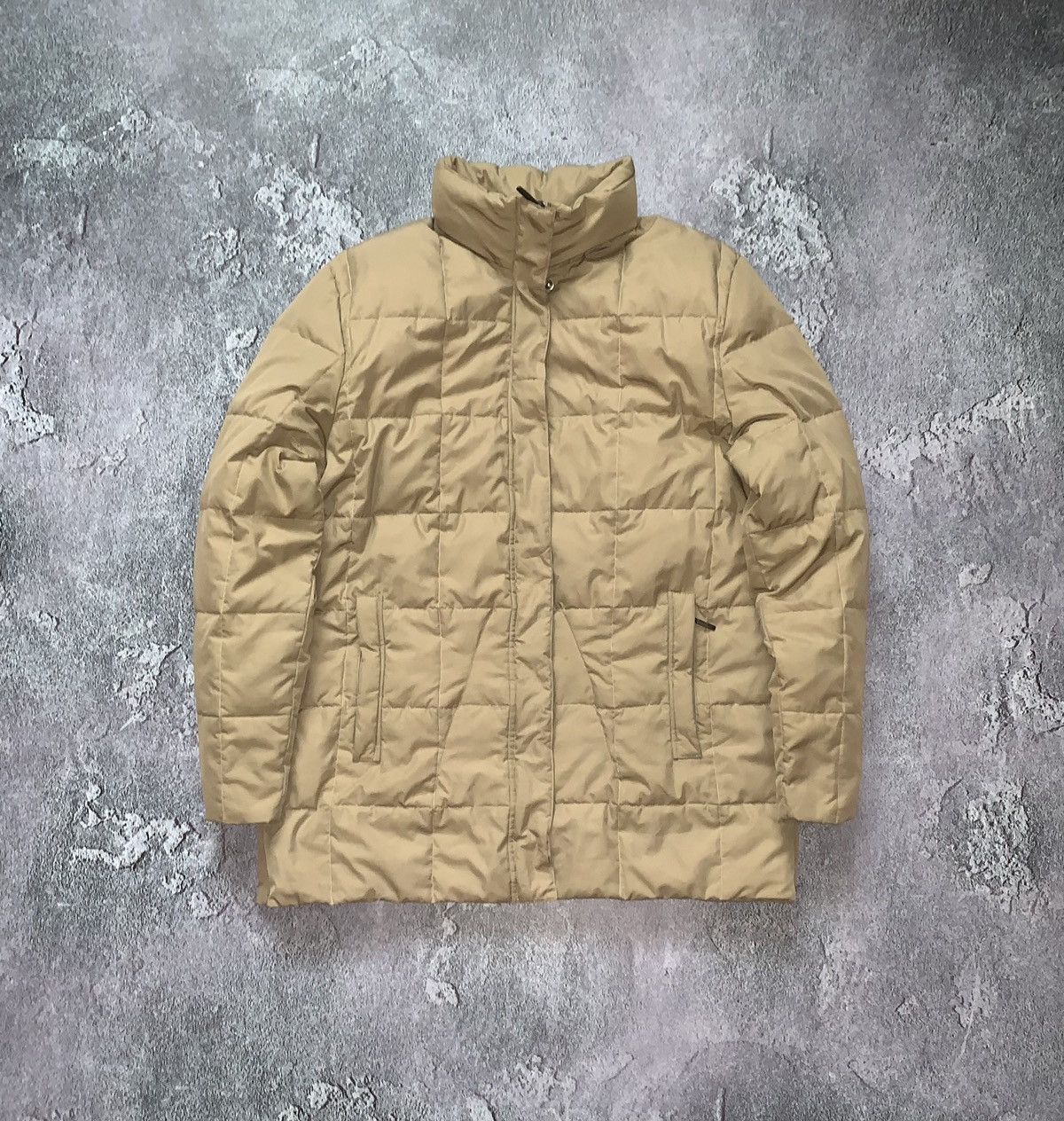 Burberry × Vintage Burberry L quilted coat light down jacket zip vintage casual Size L / US 10 / IT 46 - 3 Thumbnail