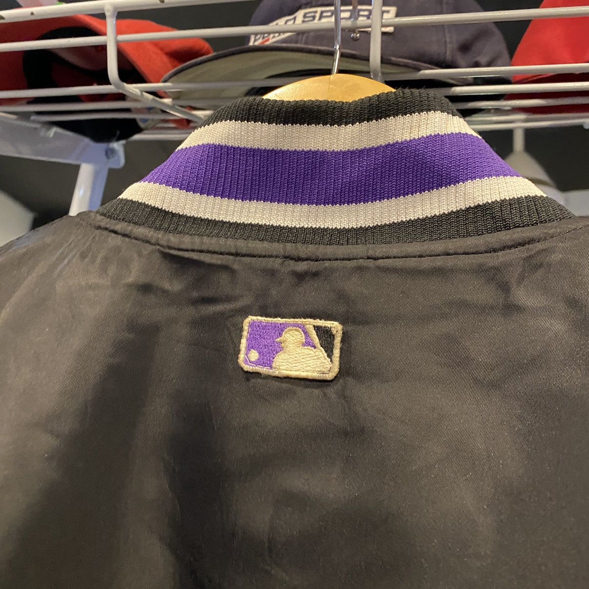 MLB Vintage Starter Rockies Bomber Jacket Size US M / EU 48-50 / 2 - 11 Thumbnail