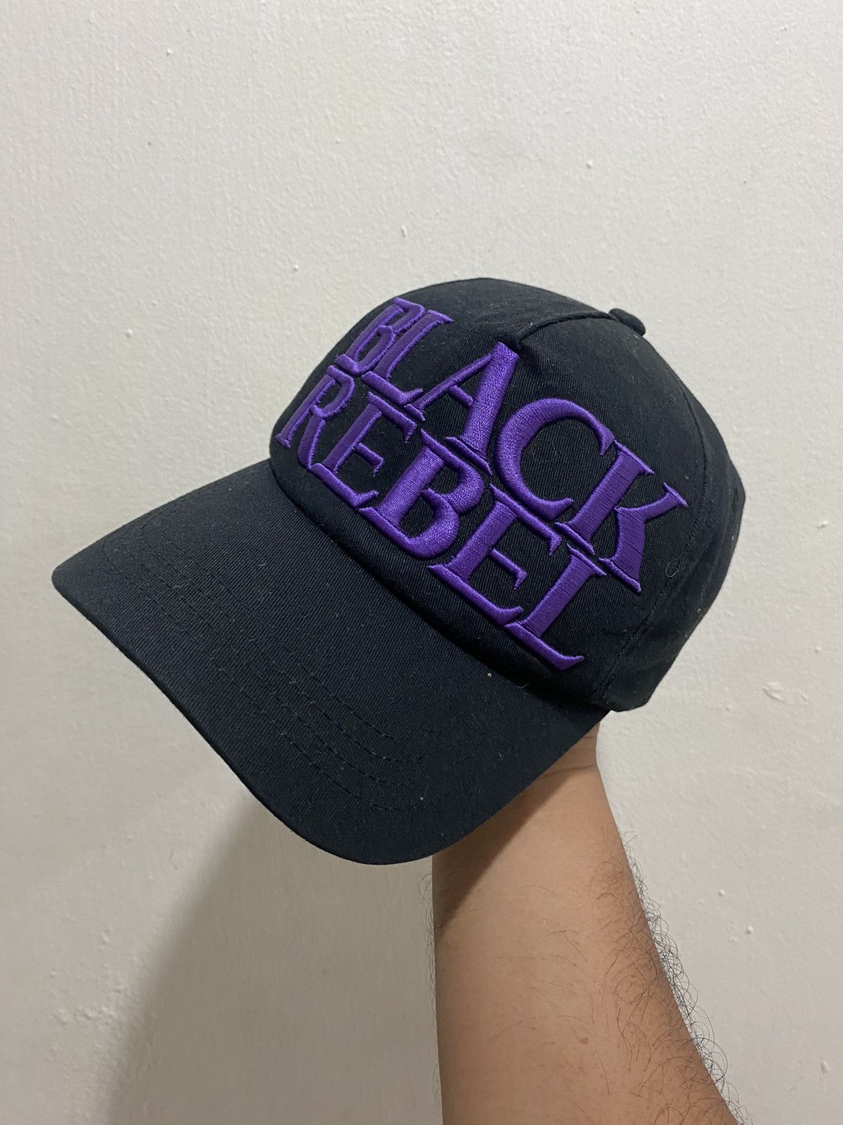 Vintage 🔥Vintage🔥 Black Rebel Leopard Skin Hat Size ONE SIZE - 2 Thumbnail