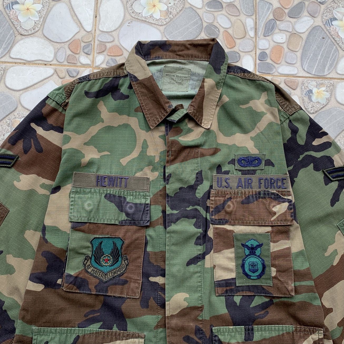 Vintage Vintage Us Air Force Camouflage Uniform Size US L / EU 52-54 / 3 - 6 Thumbnail