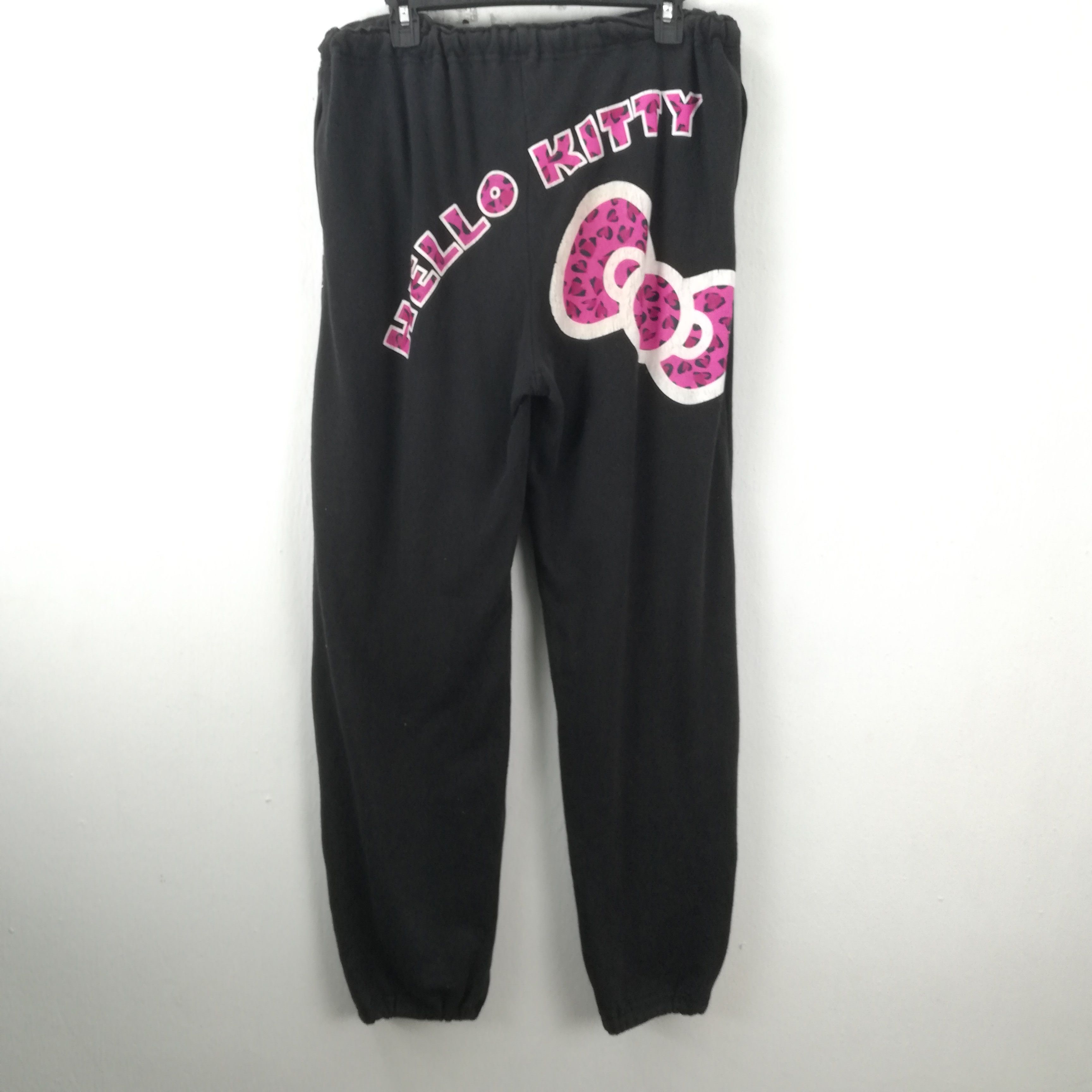 Cartoon Network × Japanese Brand × Vintage Hello Kitty Big Logo Sweatpants Kanye West Fashion #0362 Size US 33 - 6 Thumbnail