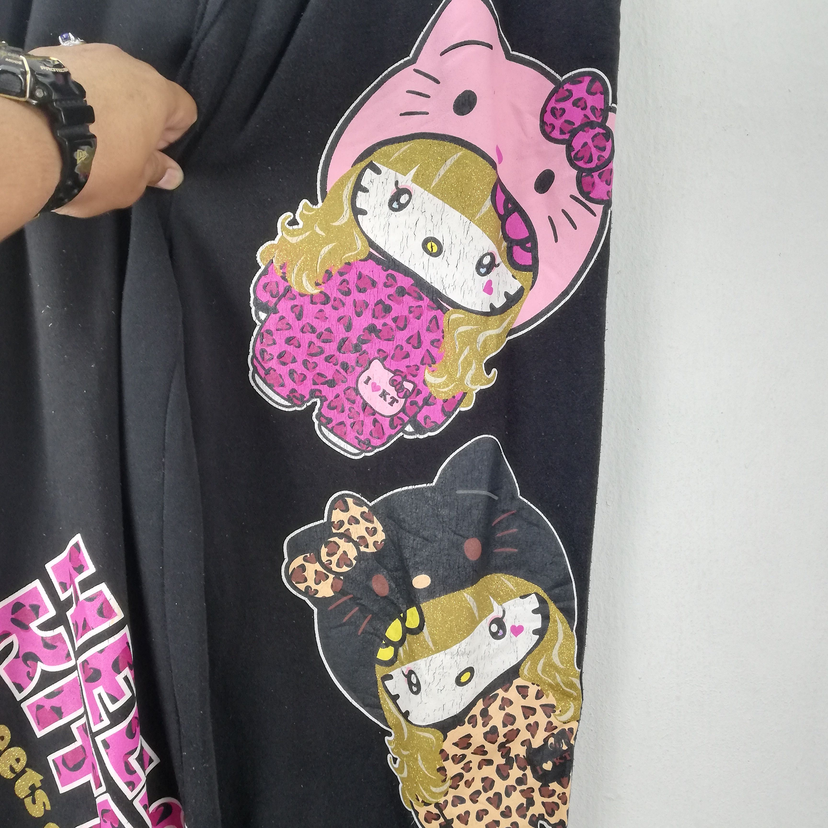 Cartoon Network × Japanese Brand × Vintage Hello Kitty Big Logo Sweatpants Kanye West Fashion #0362 Size US 33 - 5 Thumbnail