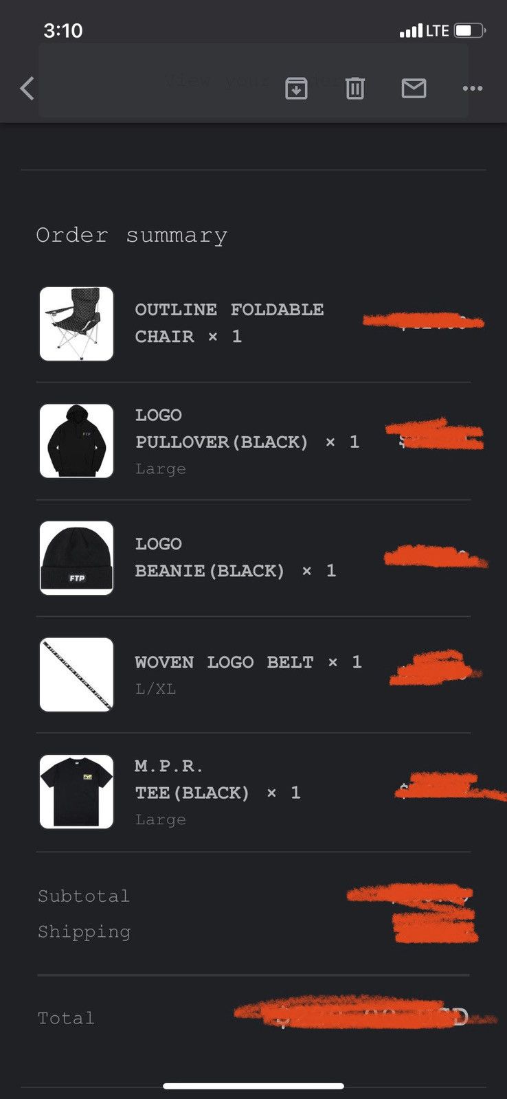 Fuck The Population FTP Outline Foldable Chair Size ONE SIZE - 2 Thumbnail
